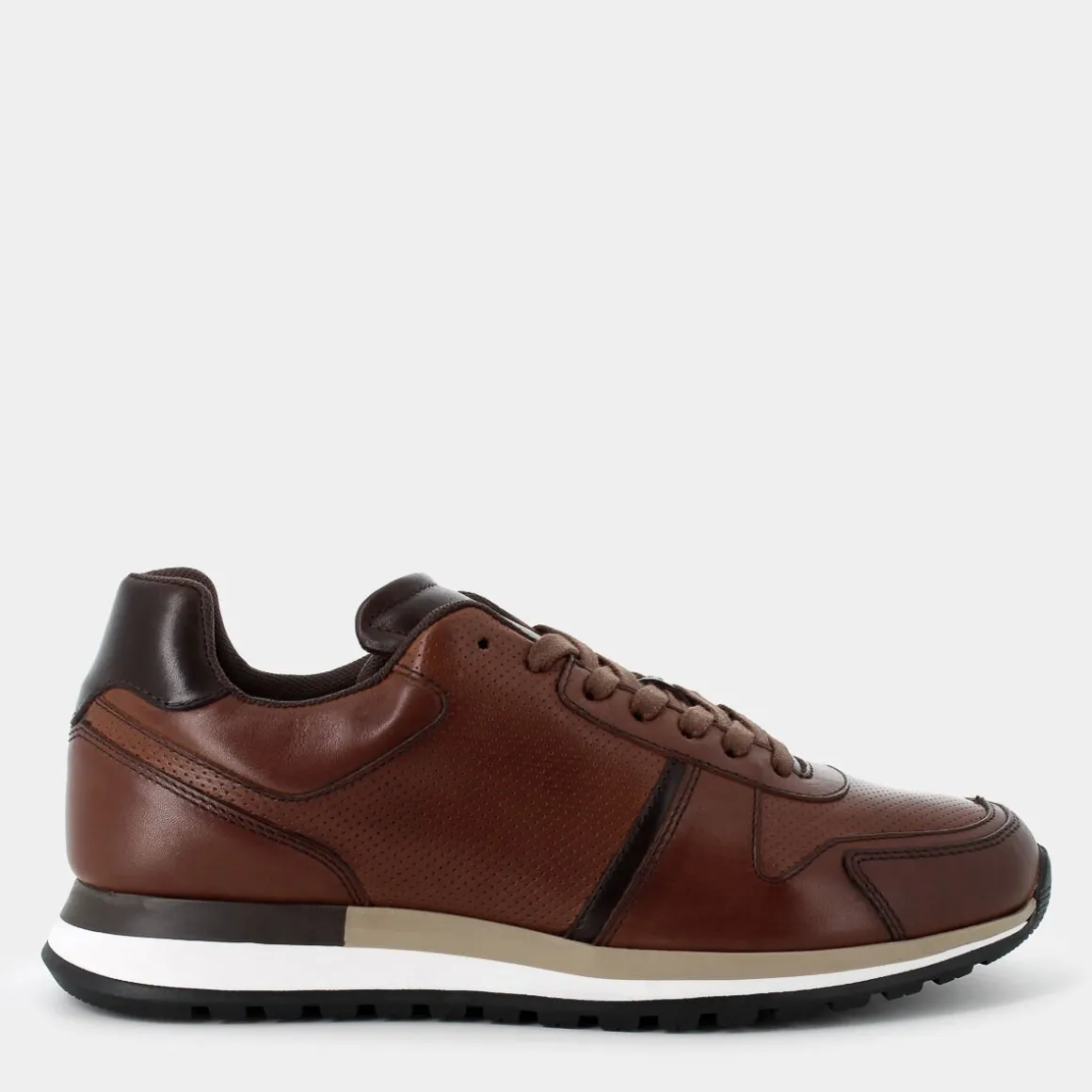 OSCAR&THAIS AC-I24U-04CUOIO- SNEAKERS MARRONE Outlet