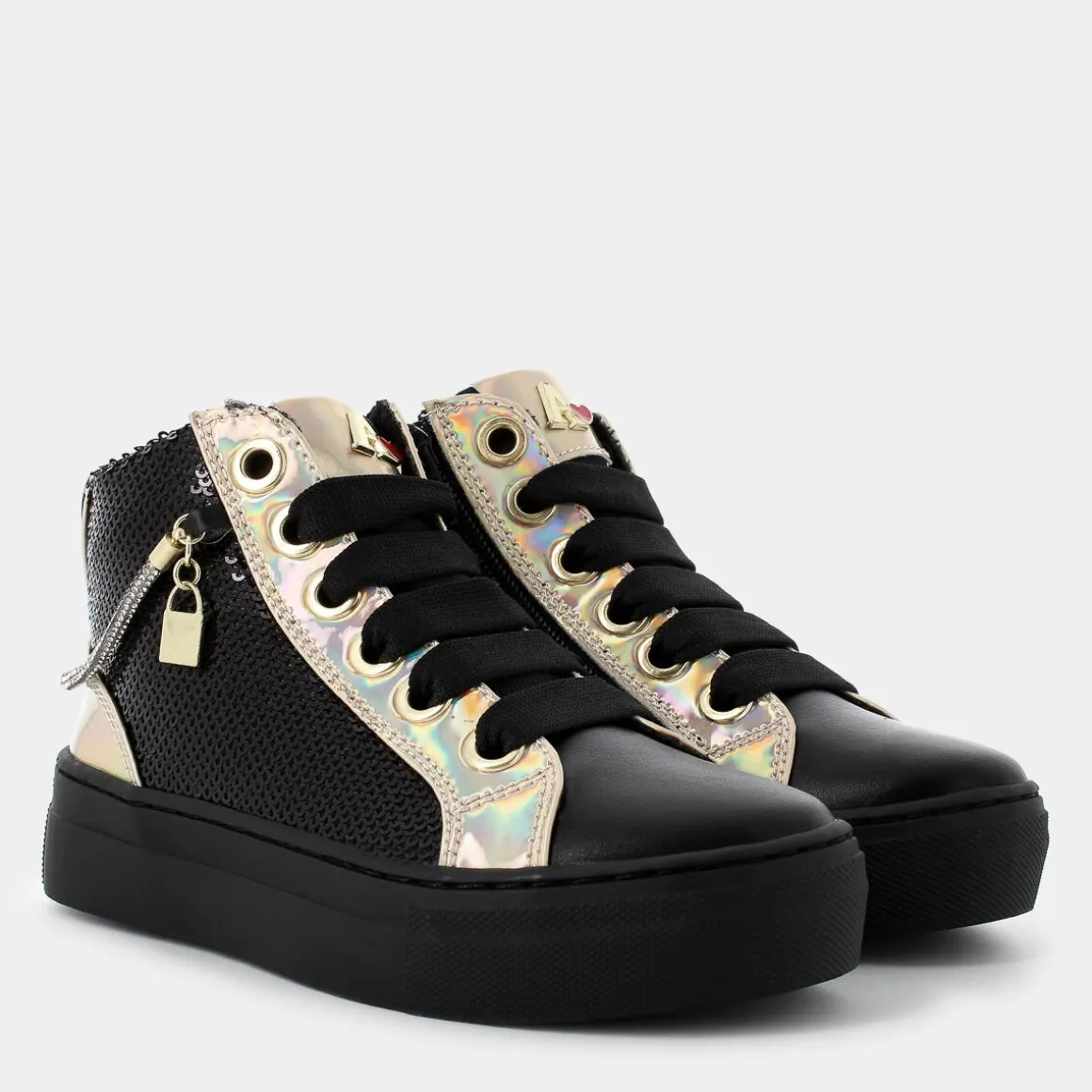 ASSO AG-16504- ORO- SNEAKERS NERO Best