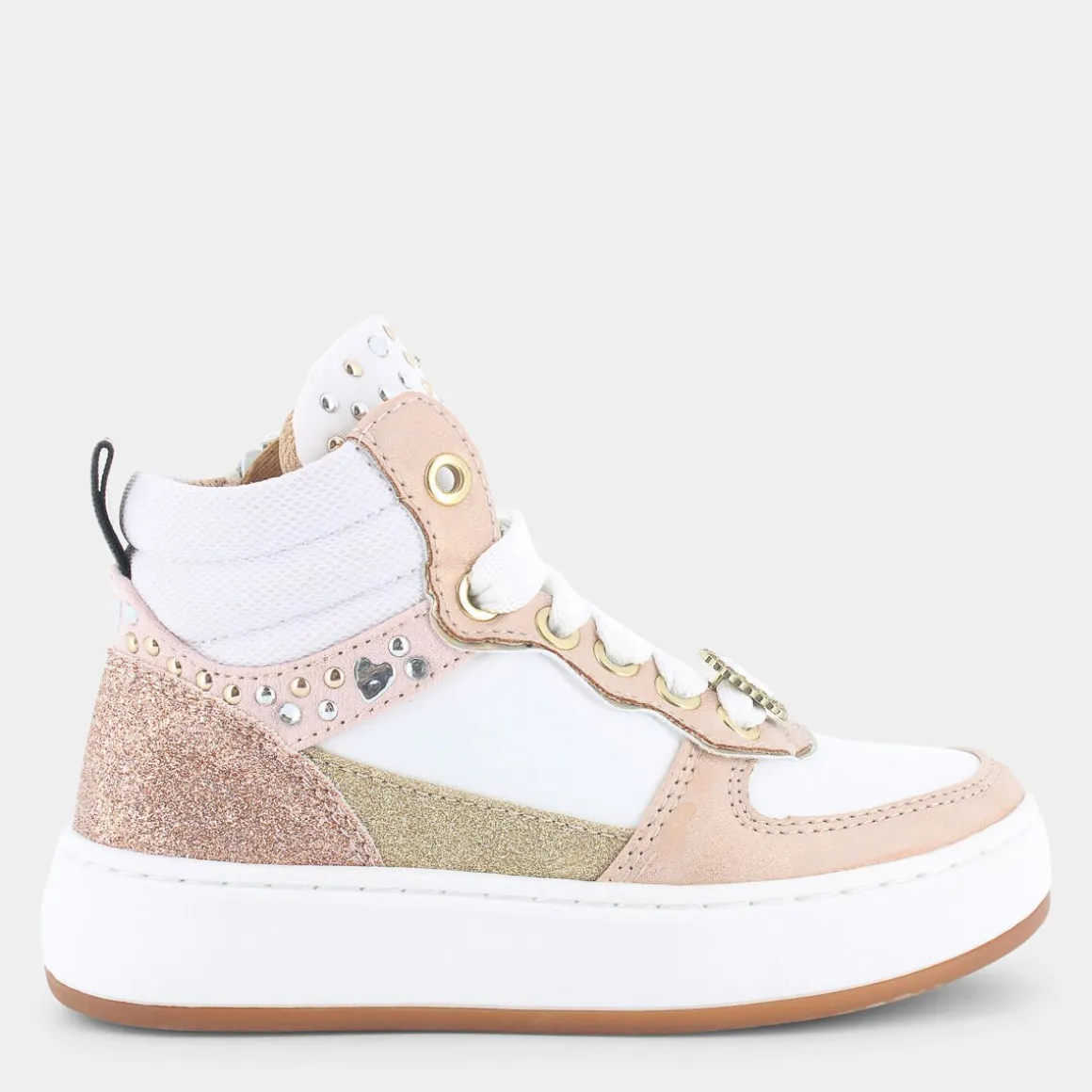ASSO AG15562- BIANCO ORO- SNEAKERS ROSA Cheap