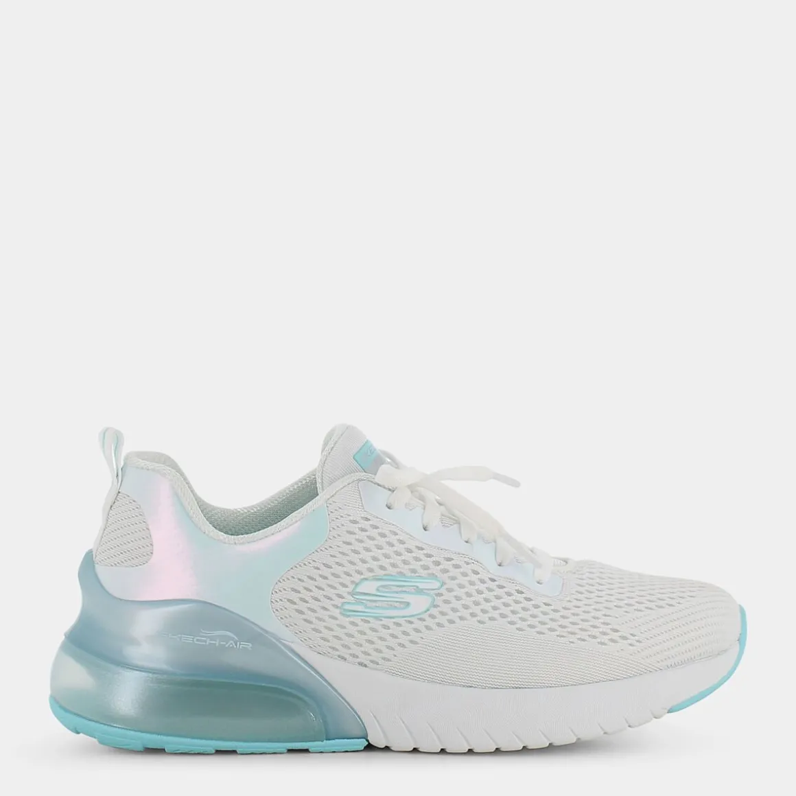SKECHERS 149123AIR STRATUSWhite / Light Blue Iridescent / White- SPORTIVE BIANCO Best Sale