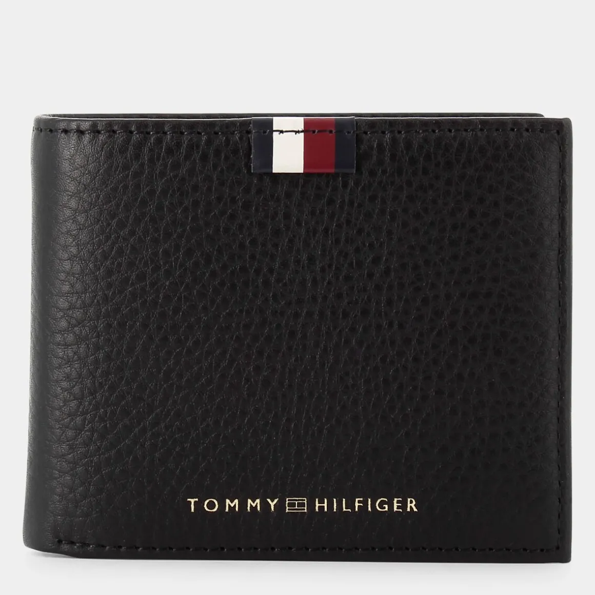 TOMMY HILFIGER AM0AM11266BDSTH PREM LEABLACK- PICCOLA PELLETTERIA NERO Outlet
