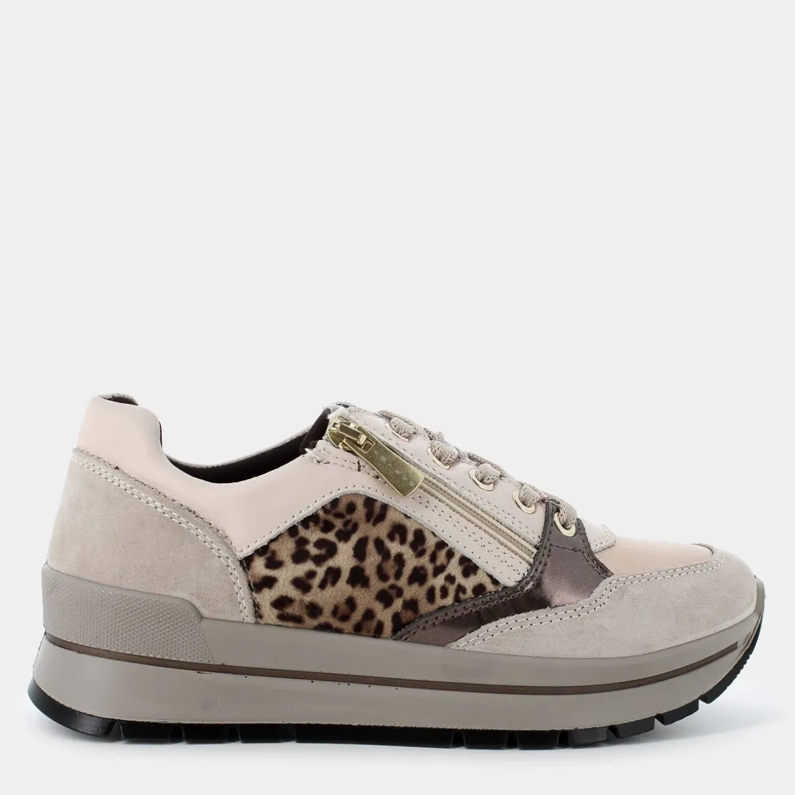 IGI & CO. 6673866ANIKAVISONE-MARRONE- SNEAKERS BEIGE Store