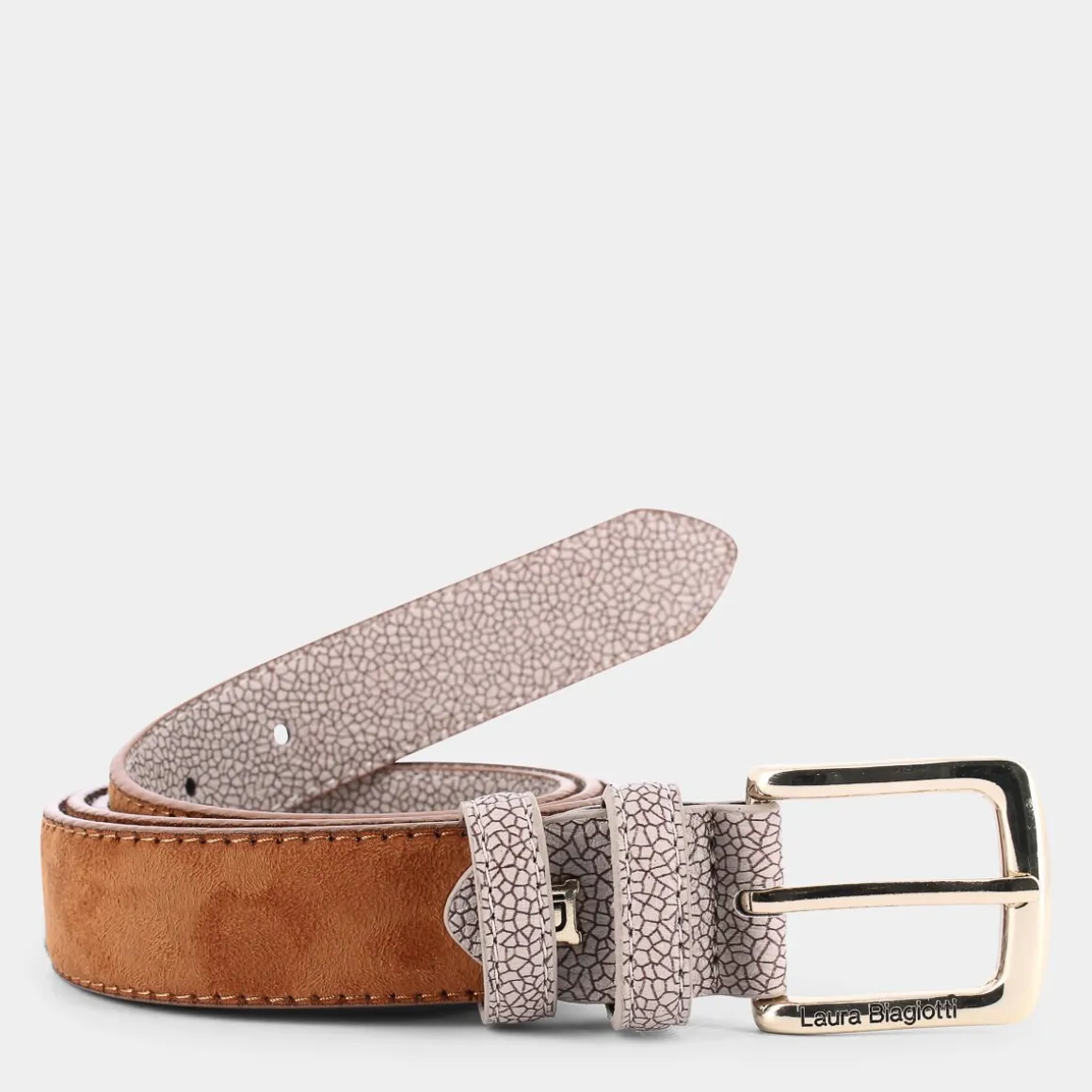LAURA BIAGIOTTI 600-140AREBELANCOGNAC- CINTURE MARRONE Shop