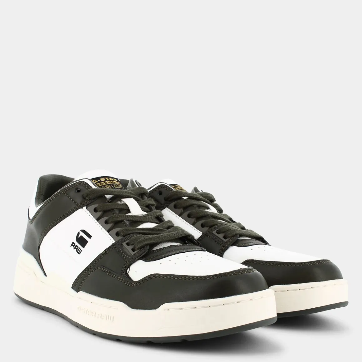 G STAR 2342040530ATTACCOLIVE/WHITE- SNEAKERS BIANCO Outlet