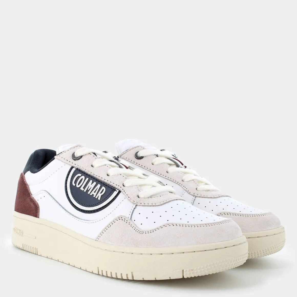 COLMAR AUSTIN-WHITE / NAVY / BURGUNDY- SNEAKERS BIANCO Fashion