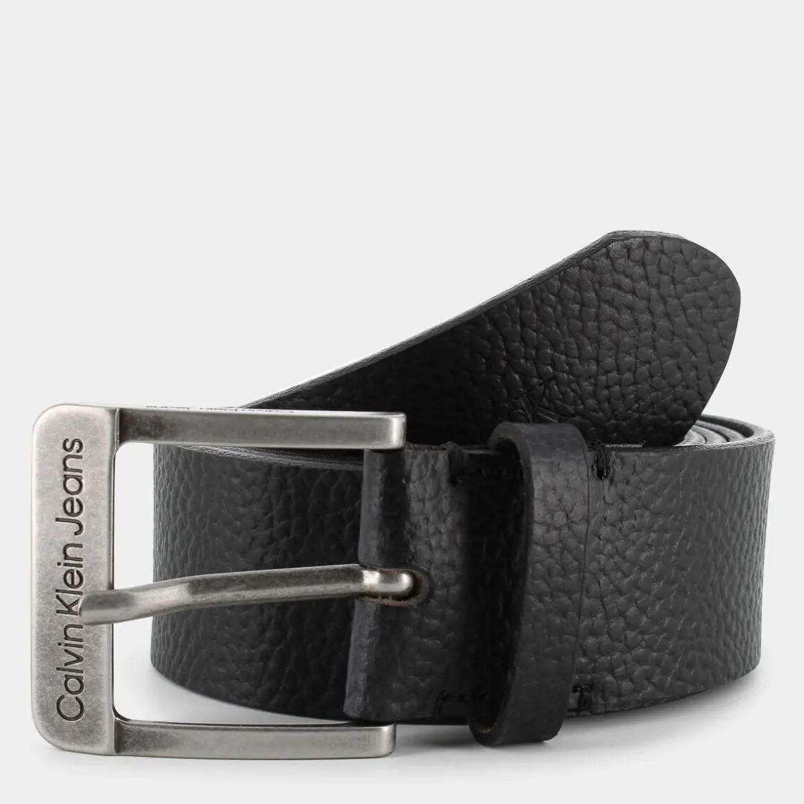 CALVIN KLEIN JEANS 12608-BEHCLASSIC NOS LTHRBLACK- CINTURE NERO Sale