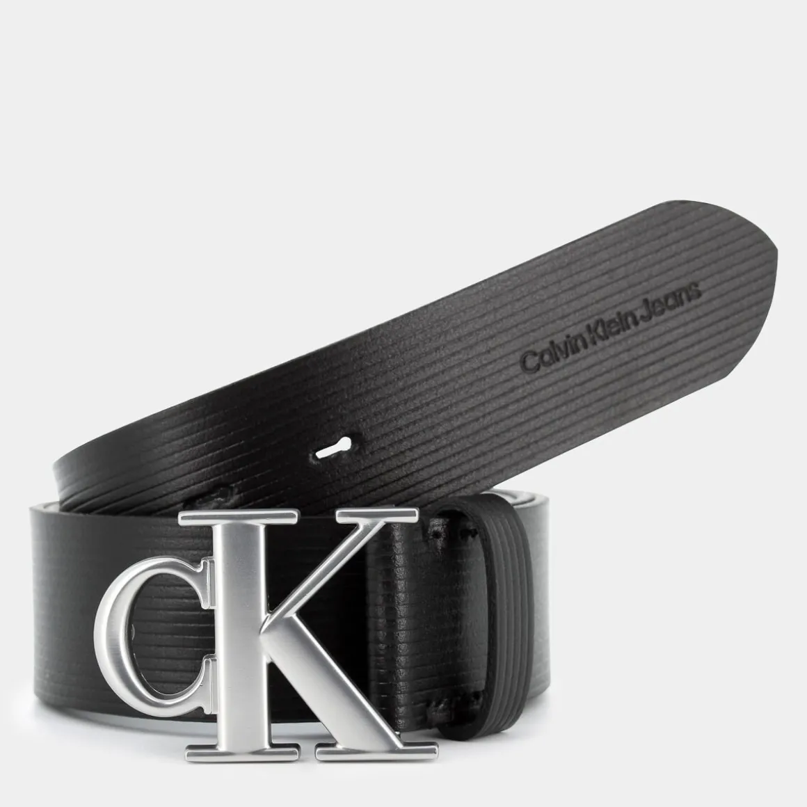 CALVIN KLEIN JEANS 11168-BEHROUND MONO PLAQUEBLACK- CINTURE NERO Cheap
