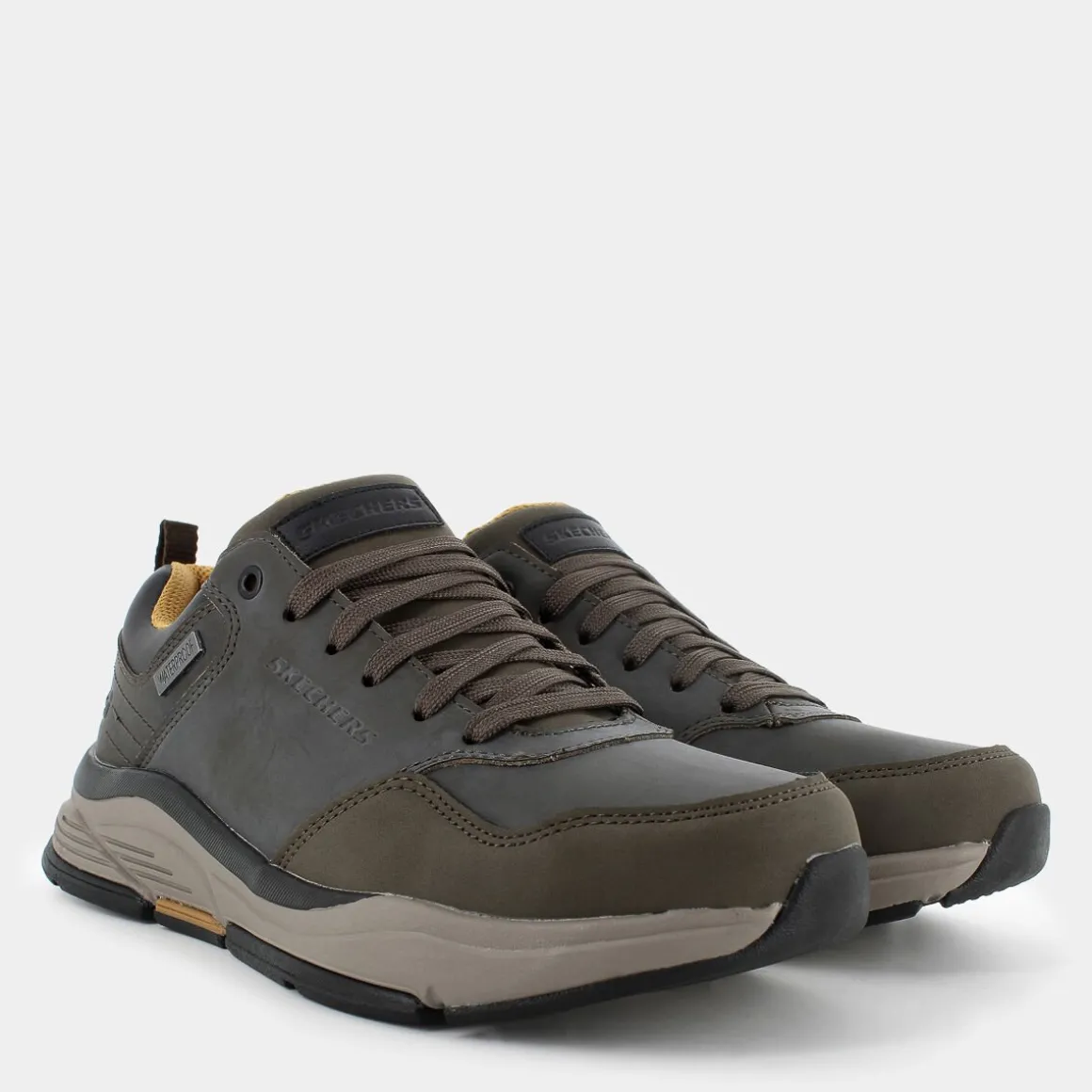 SKECHERS 210021BENAGO HOMBREOLIVE- SNEAKERS VERDE Shop