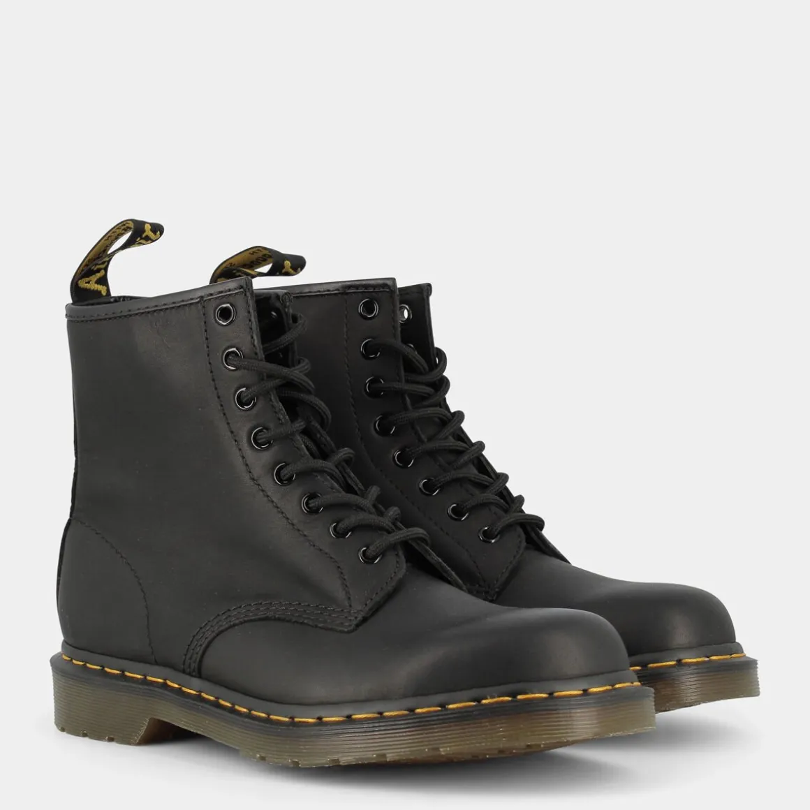 DR MARTENS BG11822003GREASY.- SCARPONCINI NERO New