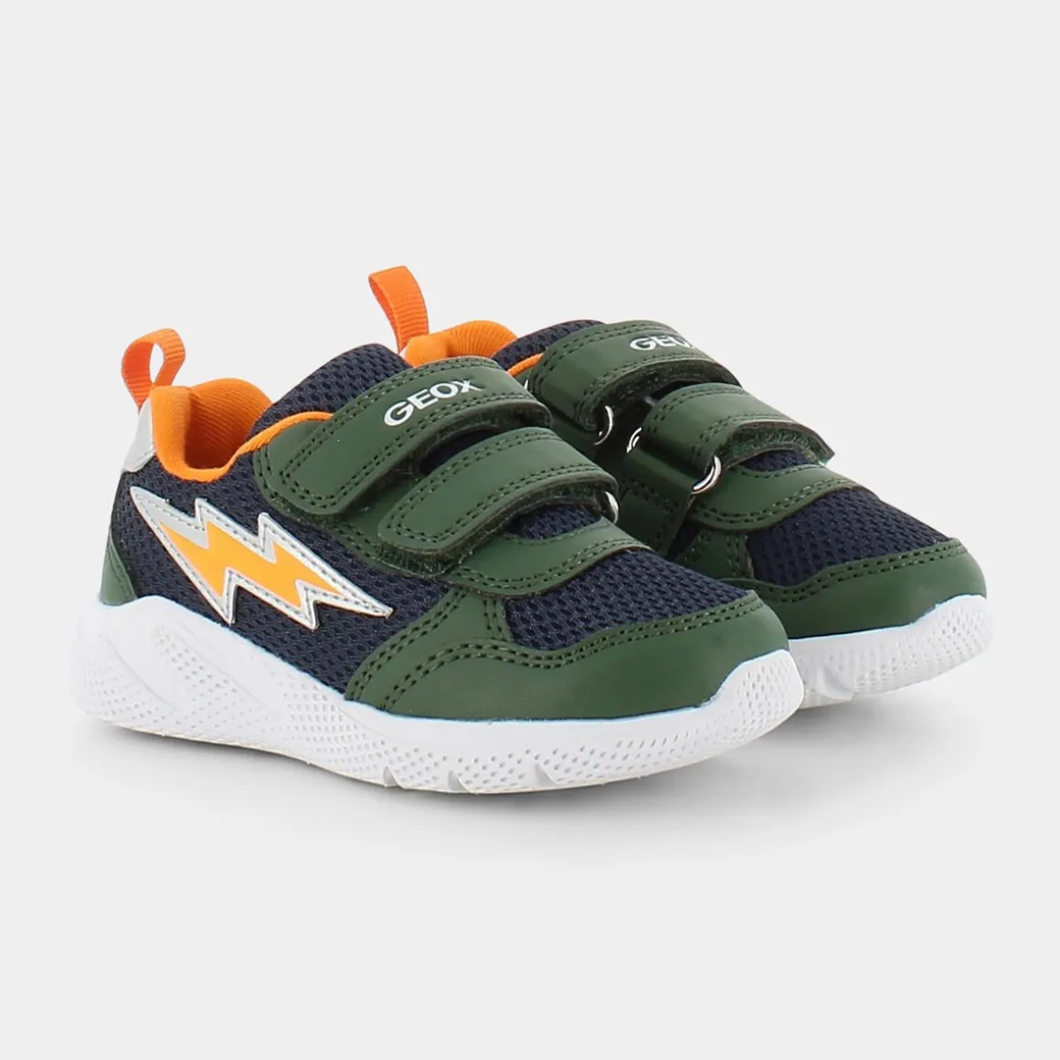 GEOX B254UA01454C3231SPRINTYEDK GREEN/ORANGE- PRIMI PASSI VERDE Hot