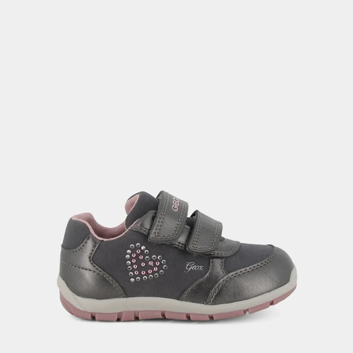 GEOX B263YA0AUAJC1377HEIRADK GREY/DK PINK- PRIMI PASSI GRIGIO Best Sale