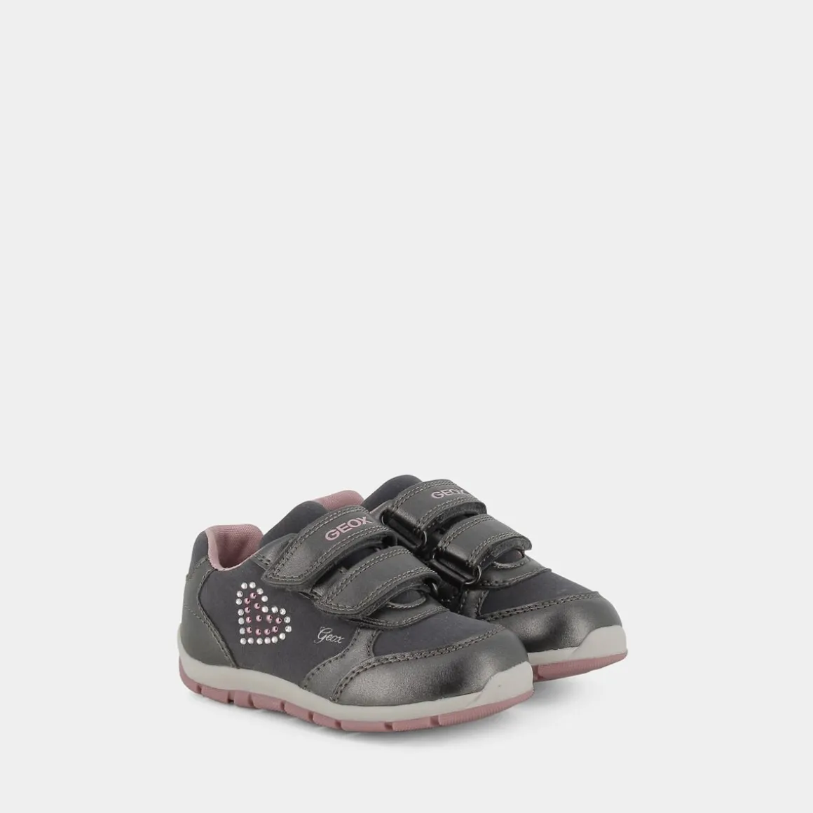 GEOX B263YA0AUAJC1377HEIRADK GREY/DK PINK- PRIMI PASSI GRIGIO Best Sale