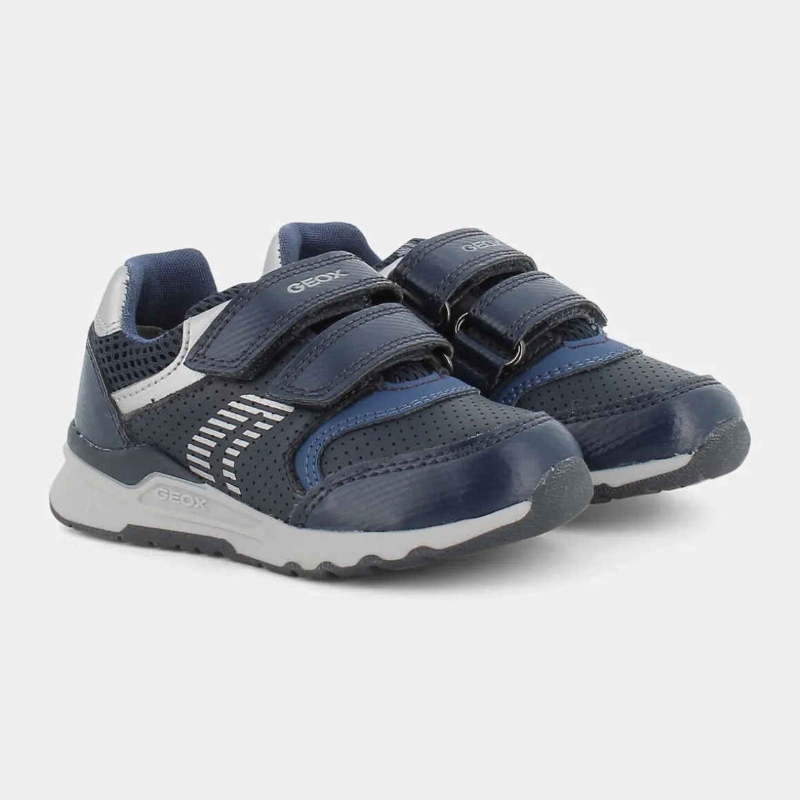 GEOX B264YA0CE54C0673PYRIPNAVY/SILVER- PRIMI PASSI BLU Best Sale