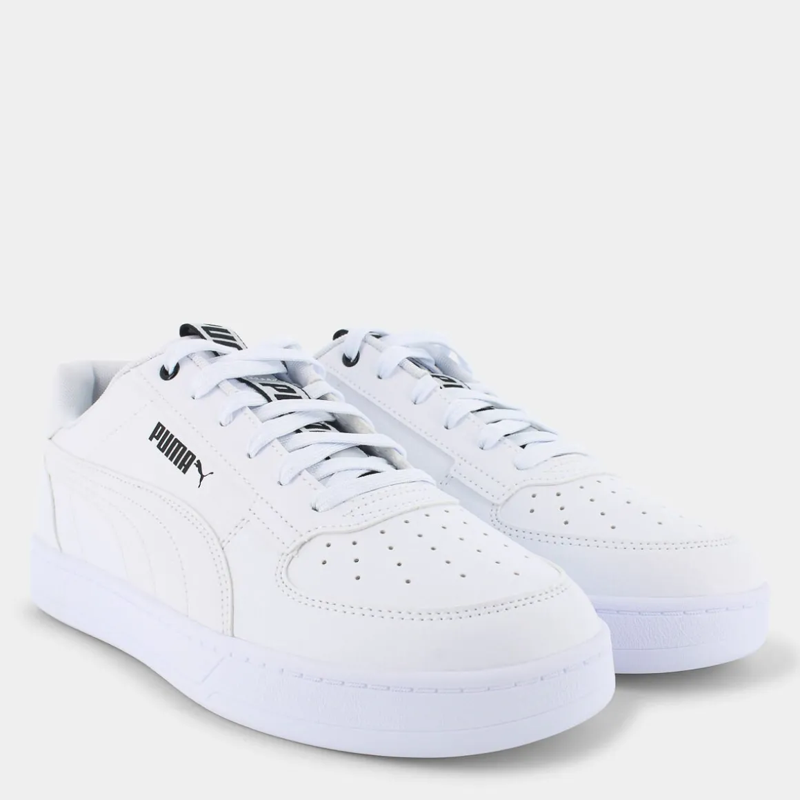 PUMA 394667Caven 2.0 LogobsessionWhite-Black- SPORTIVE BIANCO Cheap