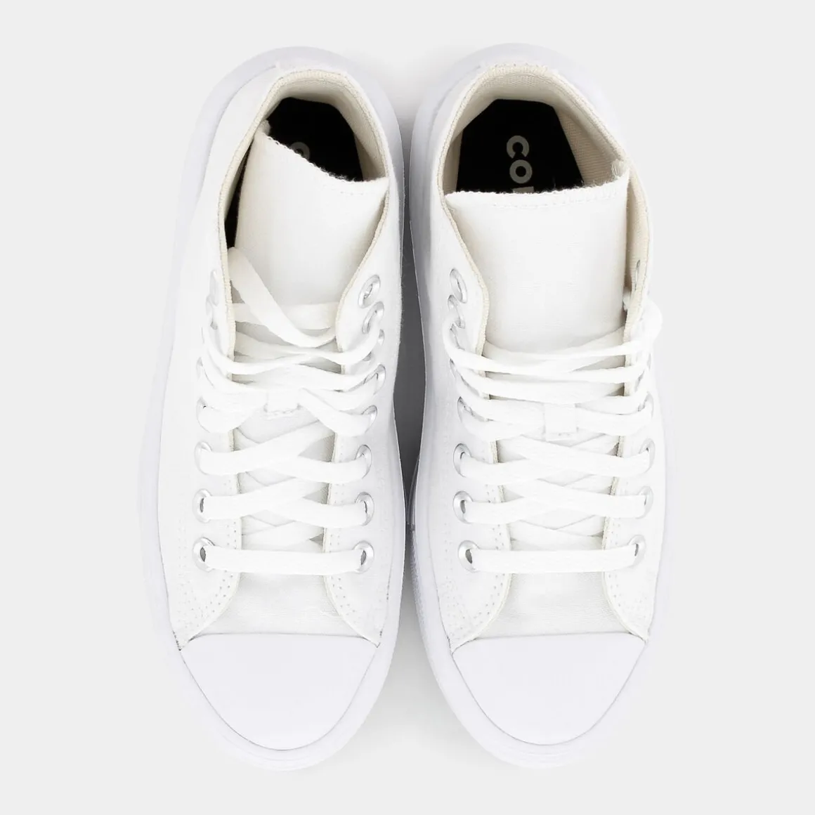 CONVERSE 568498CCHUCK TAYLOR ALL STAR MOVE/AVORIO NATURALE/NERO- SPORTIVE BIANCO Clearance