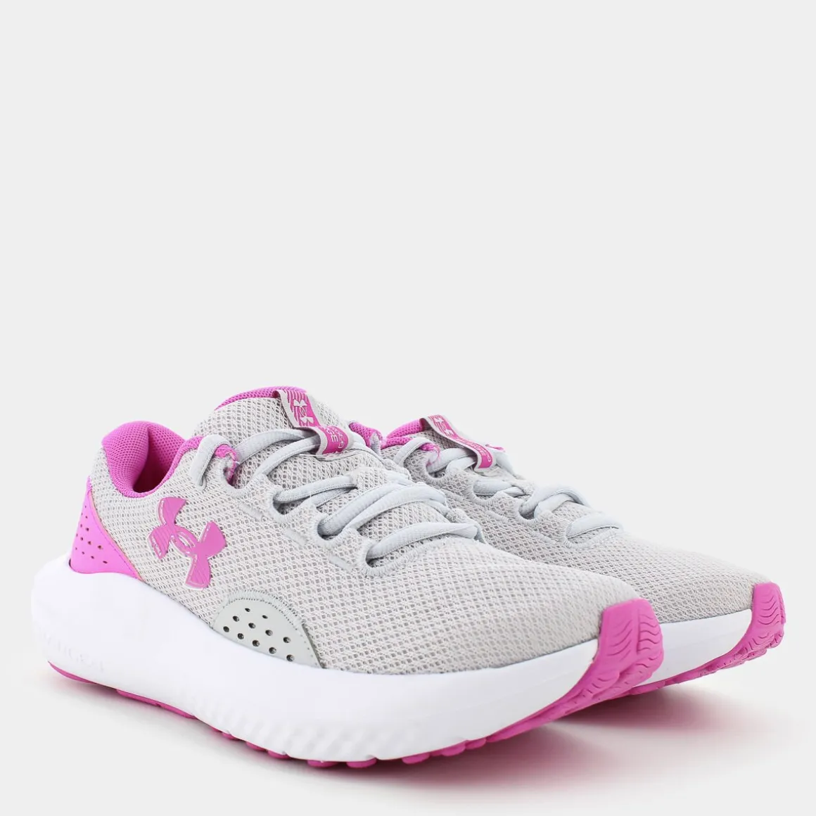 UNDER ARMOUR 3027007CHARGED SURGE 4HALO GRAY/VIVID MAGENTA/VIVID MAGENTA- SPORTIVE GRIGIO Fashion