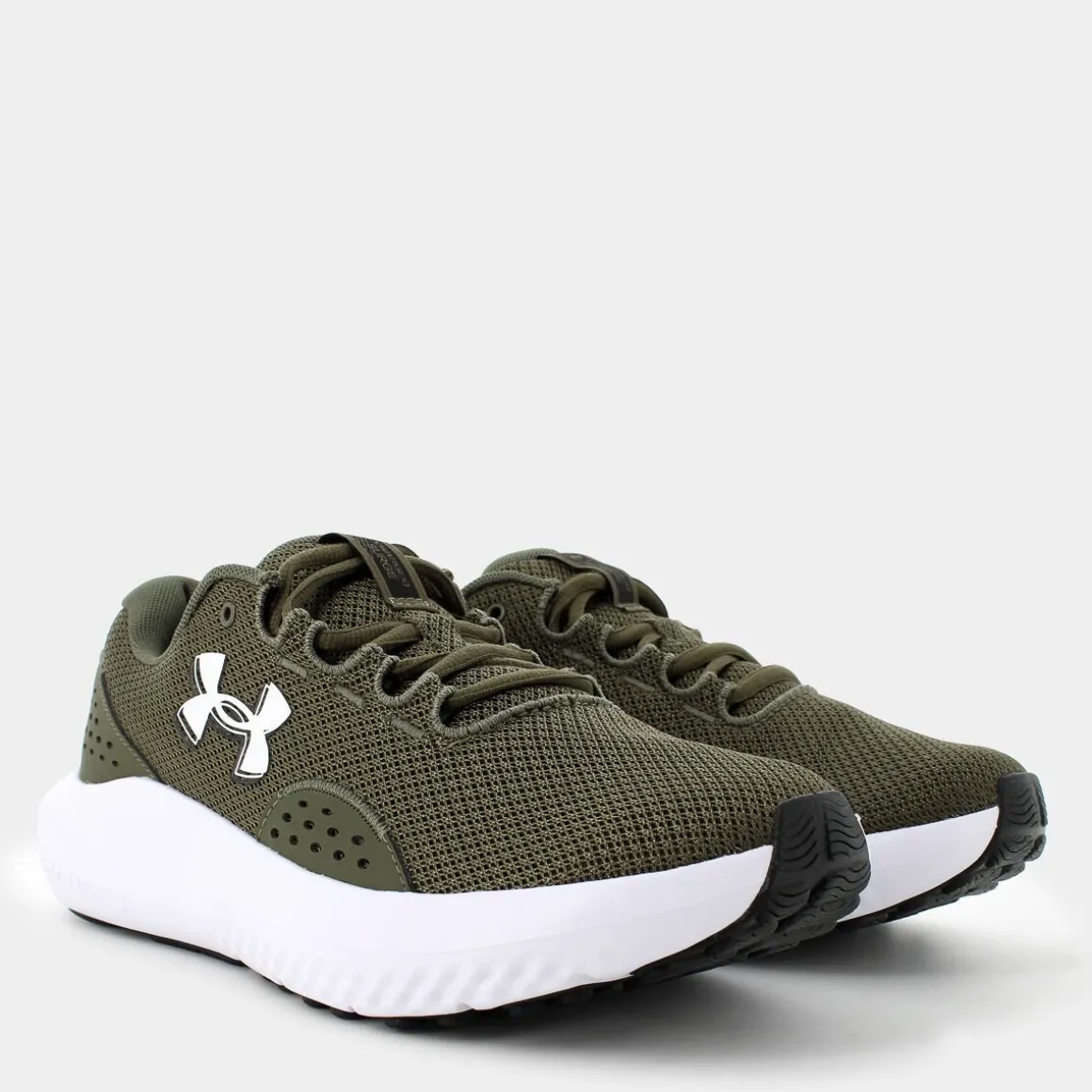 UNDER ARMOUR 3027000CHARGED SURGE 4MARINE OD GREEN/WHITE- SPORTIVE VERDE Outlet