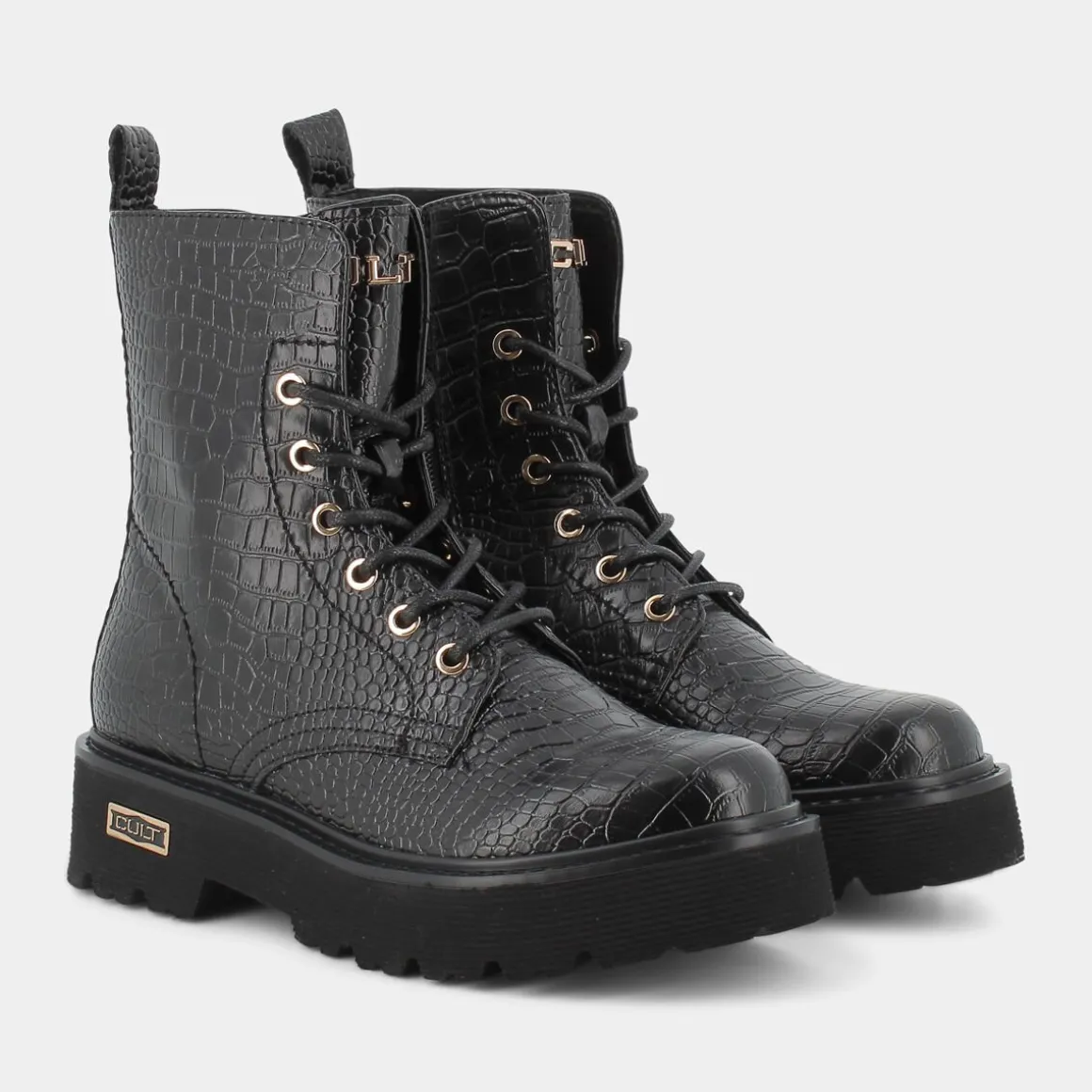 CULT CLW303702SLASHBLACK- SCARPONCINI NERO Hot