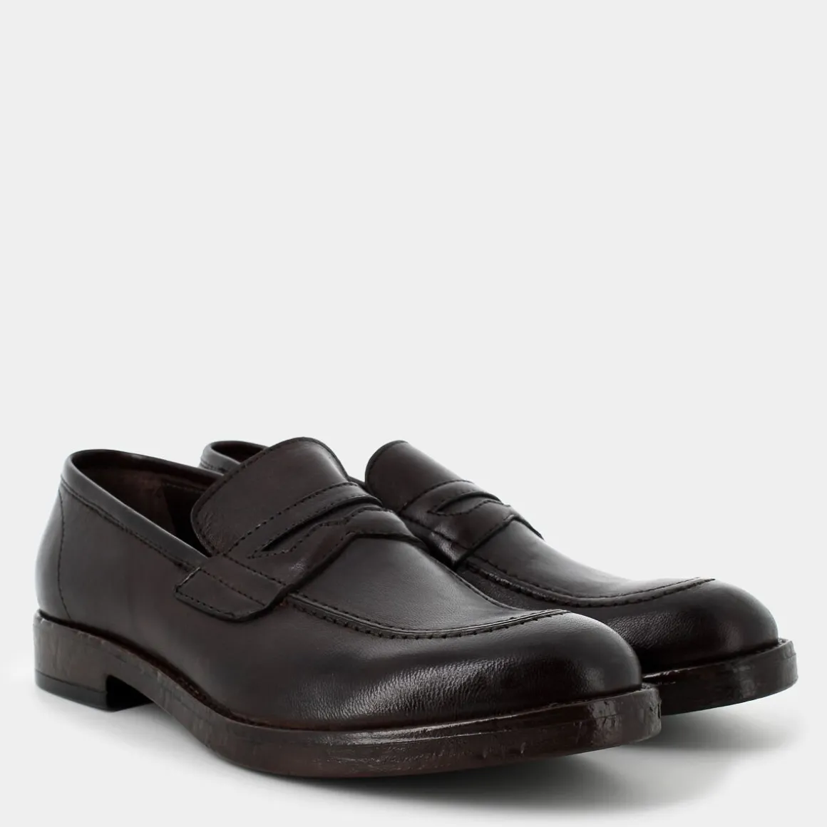 OSCAR&THAIS CO-I24U-05-TESTA DI MORO- MOCASSINI MARRONE Shop