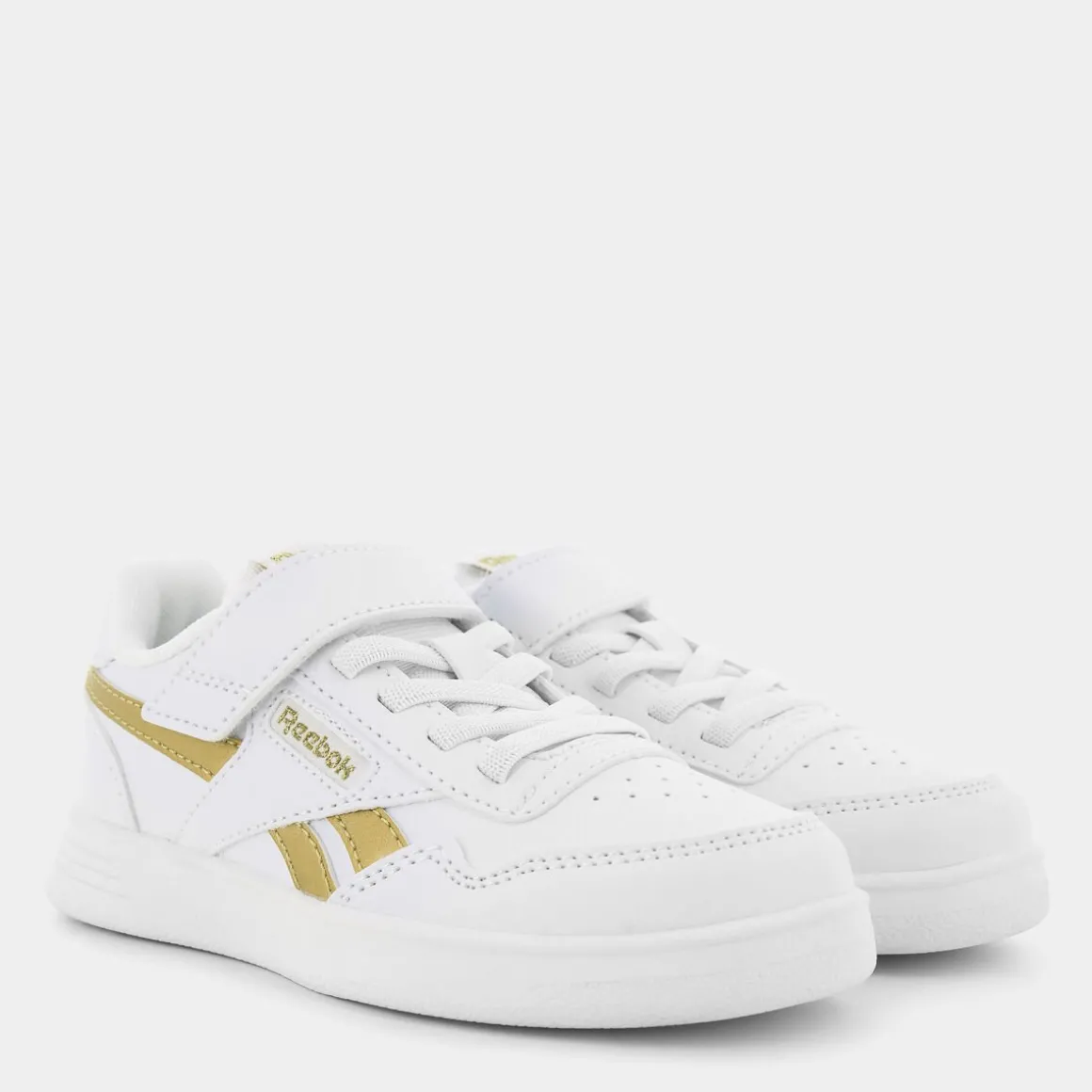 REEBOK 100208355COURT ADVANCEWHITE/GOLD METALLIC- SPORTIVE BIANCO Sale