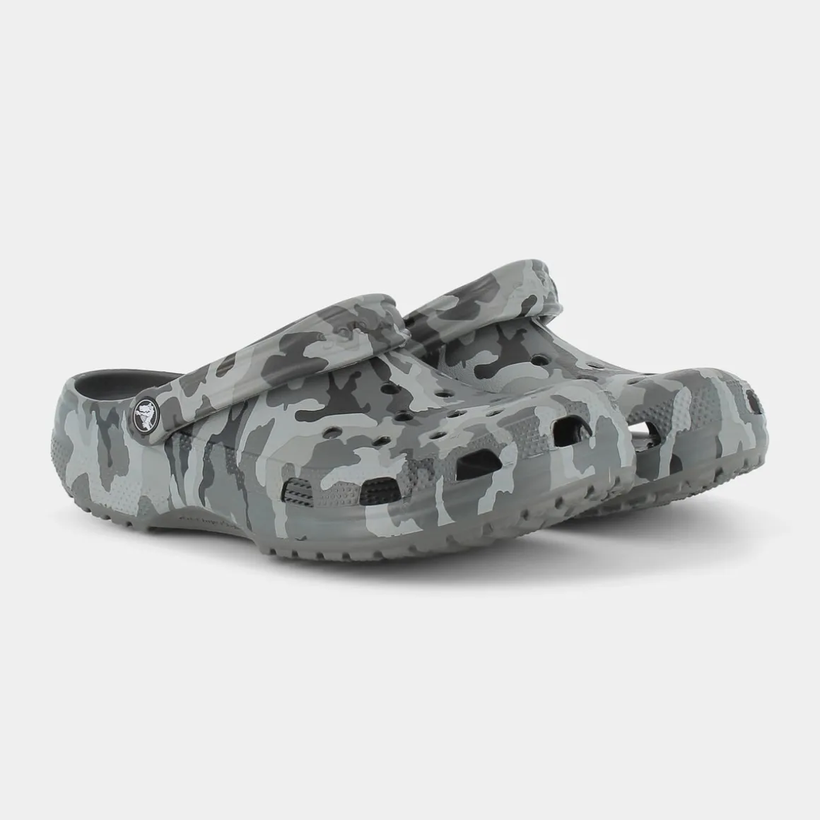 CROCS CR.206454Classic Printed Camo ClogSlate Grey/Multi- CIABATTE GRIGIO Flash Sale