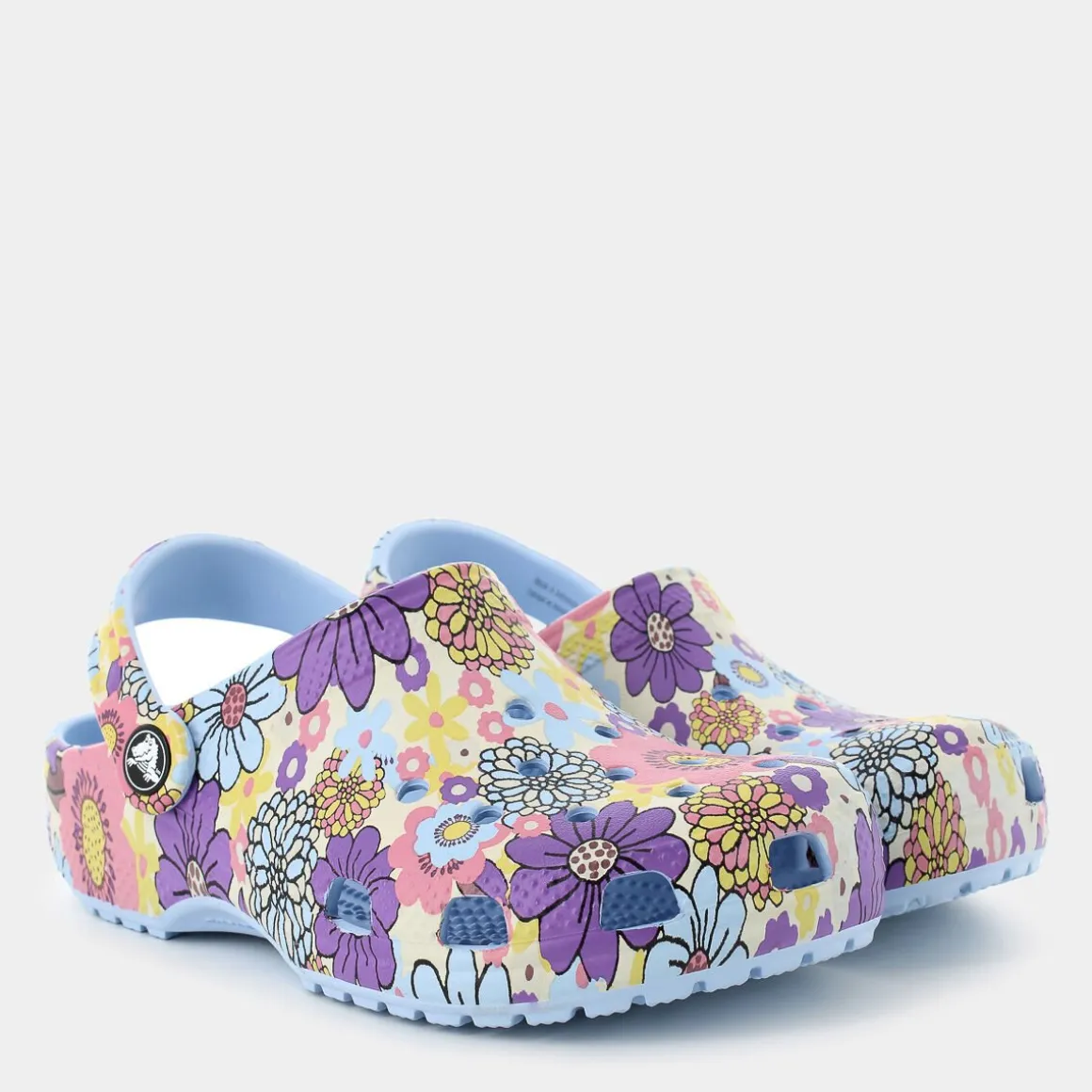 CROCS CR.209059Classic Retro Floral Clog KBlue Calcite/Multi- CIABATTE FANTASIA Store