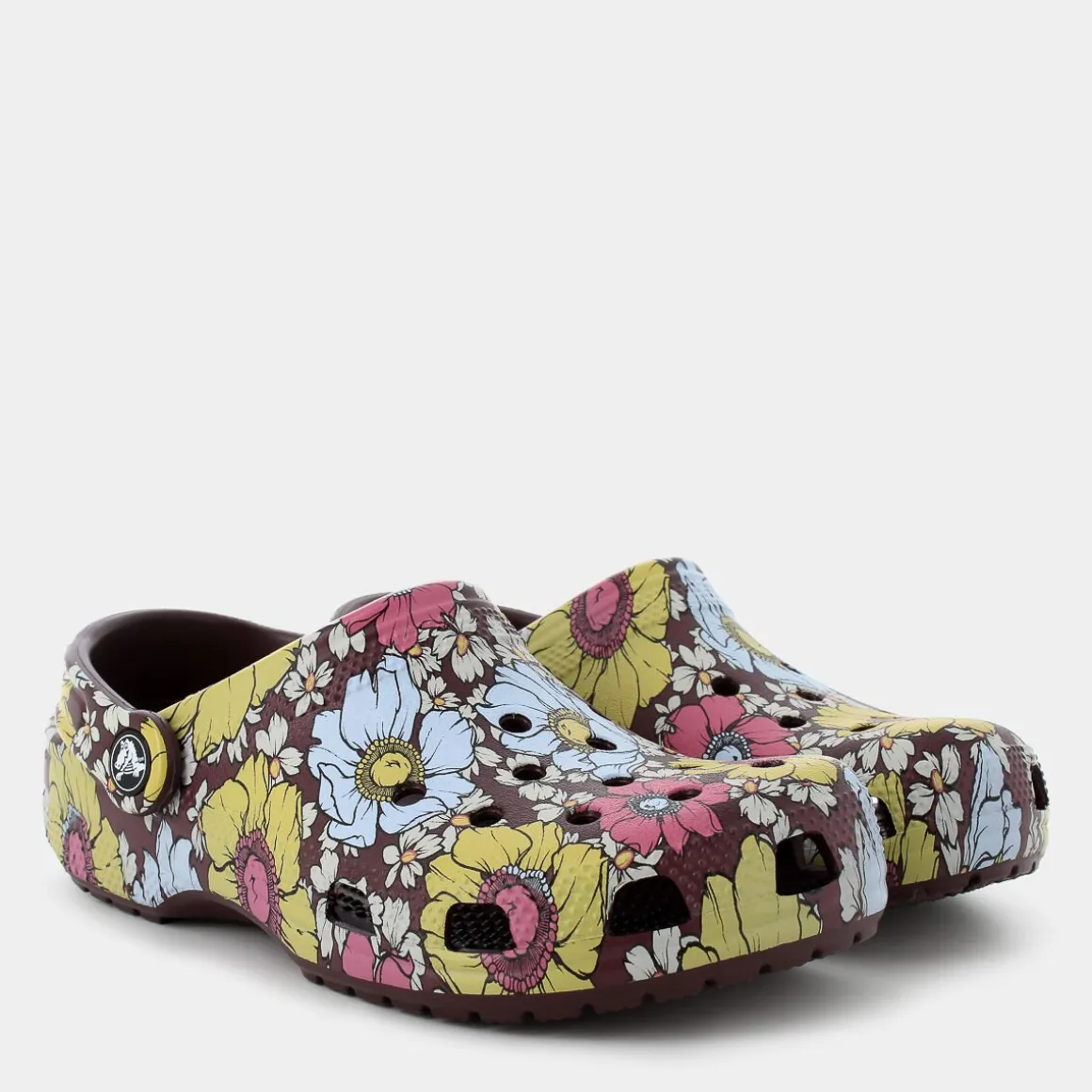 CROCS CR.208954Classic Retro Floral ClogDark Cherry/Multi- CIABATTE FANTASIA Cheap