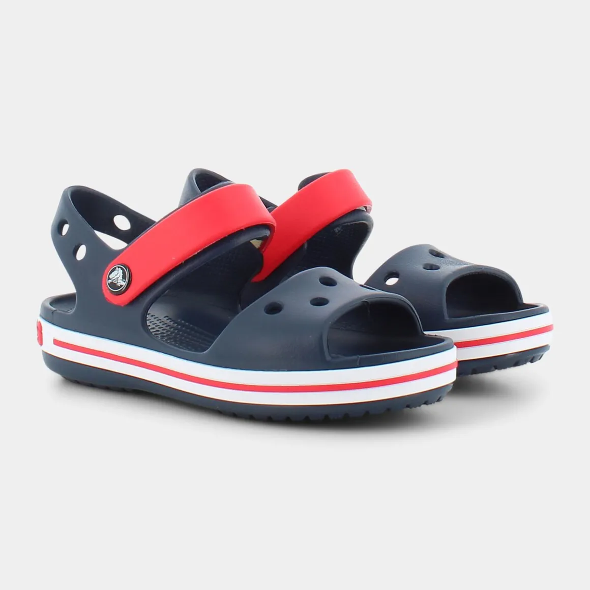 CROCS CR.12856Crocband Sandalo KNAVY/RED- CIABATTE BLU Flash Sale