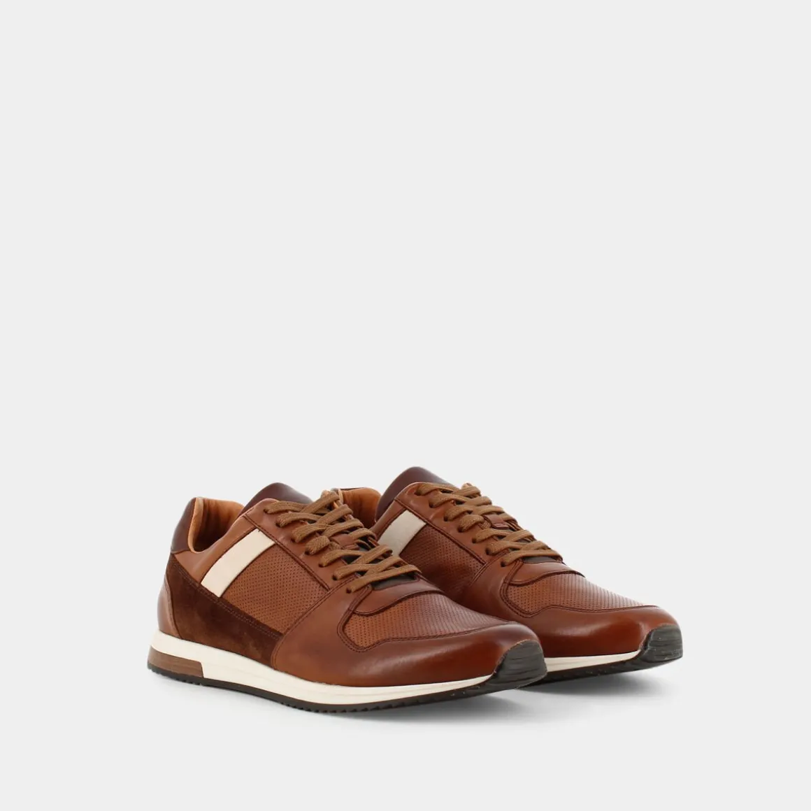 OSCAR&THAIS CT-E23U-03-COGNAC- SNEAKERS MARRONE Cheap