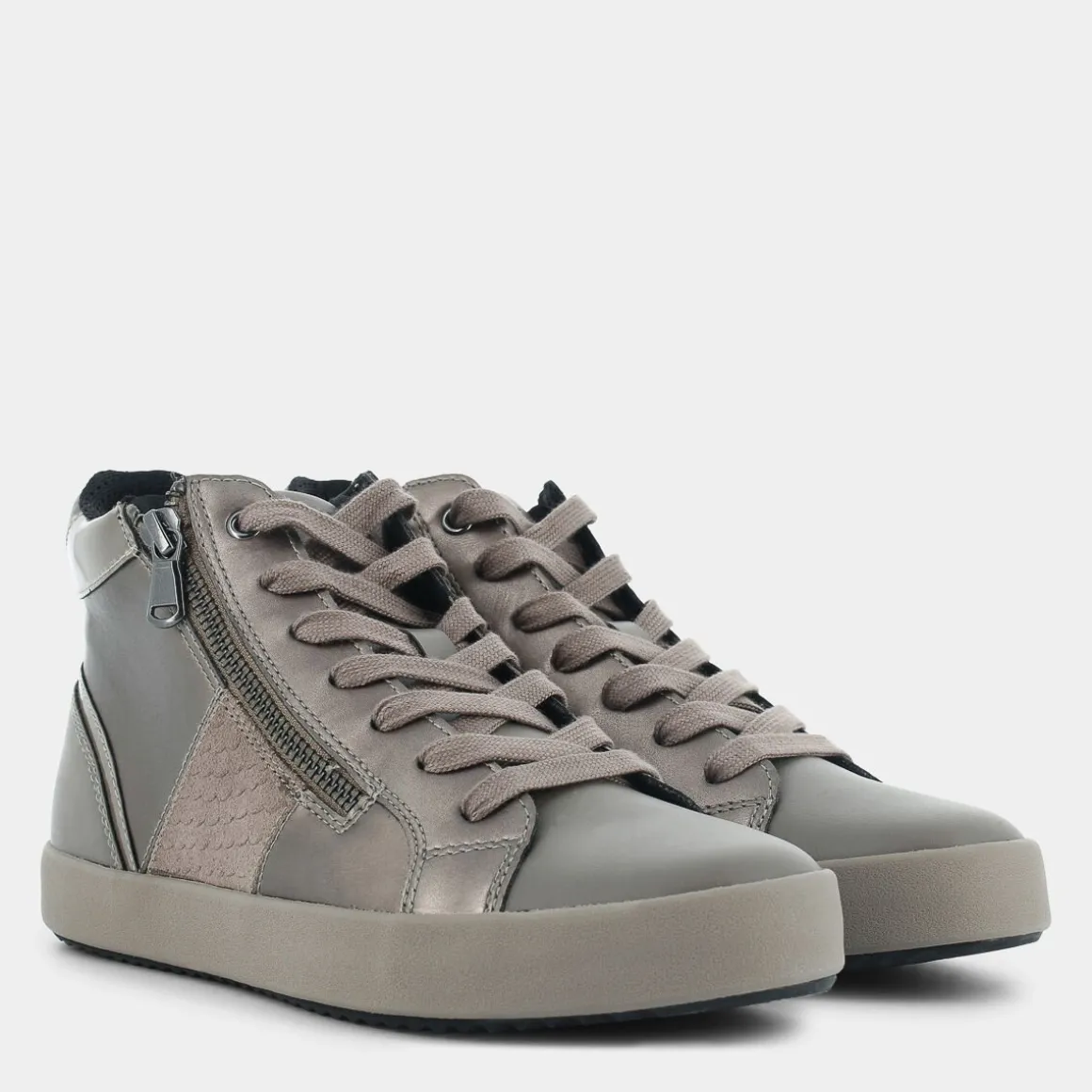 GEOX D366HD 0BNBS C6692BLOMIEEDK TAUPE- SNEAKERS BEIGE Hot