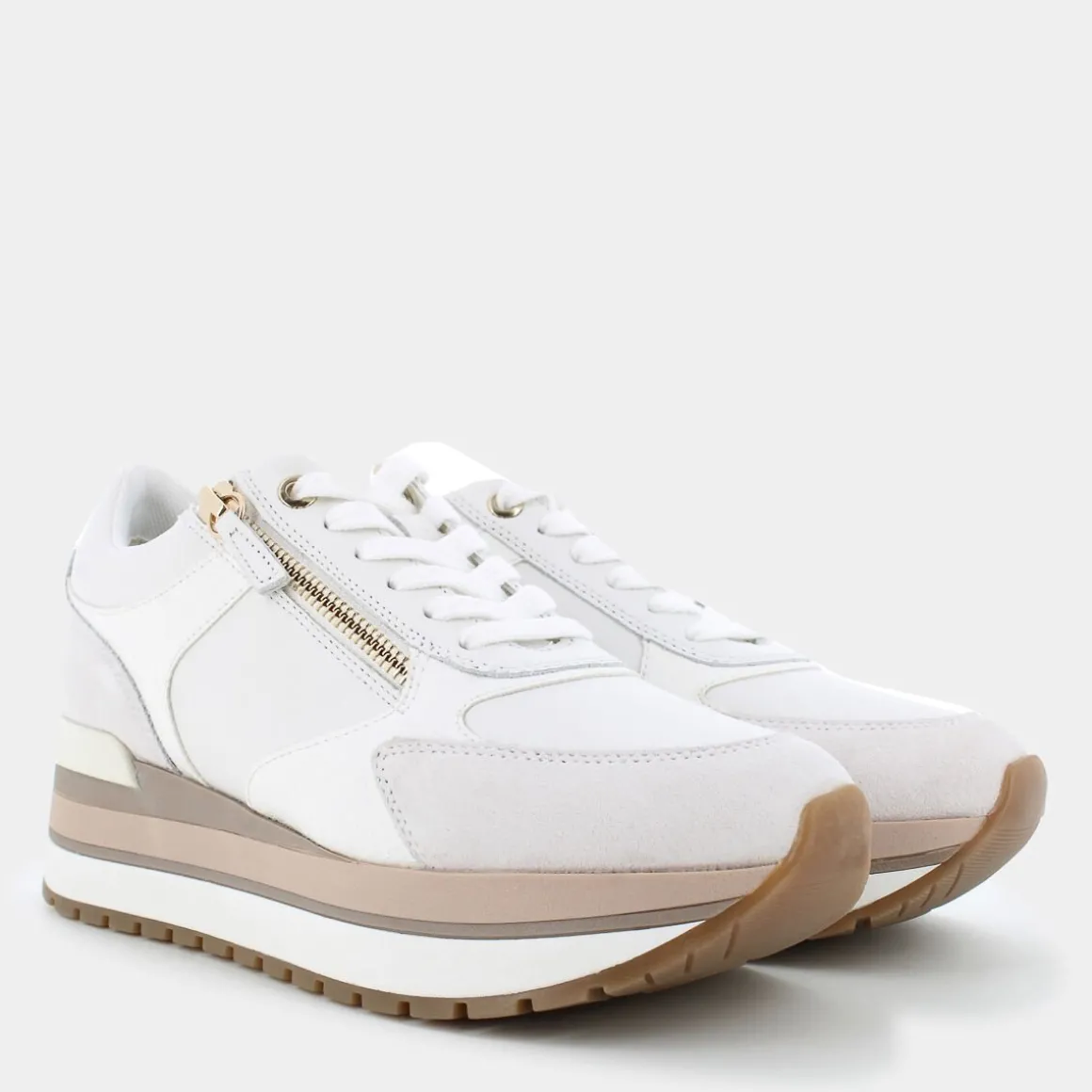 GEOX D46MZA08522C1352D NEW KENCY A- SNEAKERS BIANCO Fashion