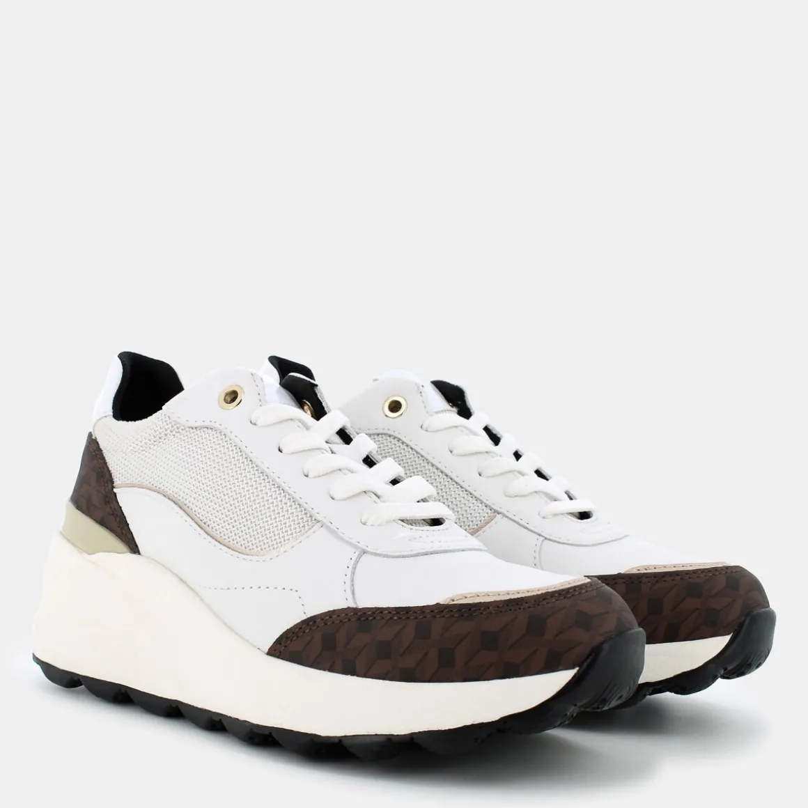GEOX D45WAA085ASC1352D SPHERICA EC13 A- SNEAKERS BIANCO Cheap