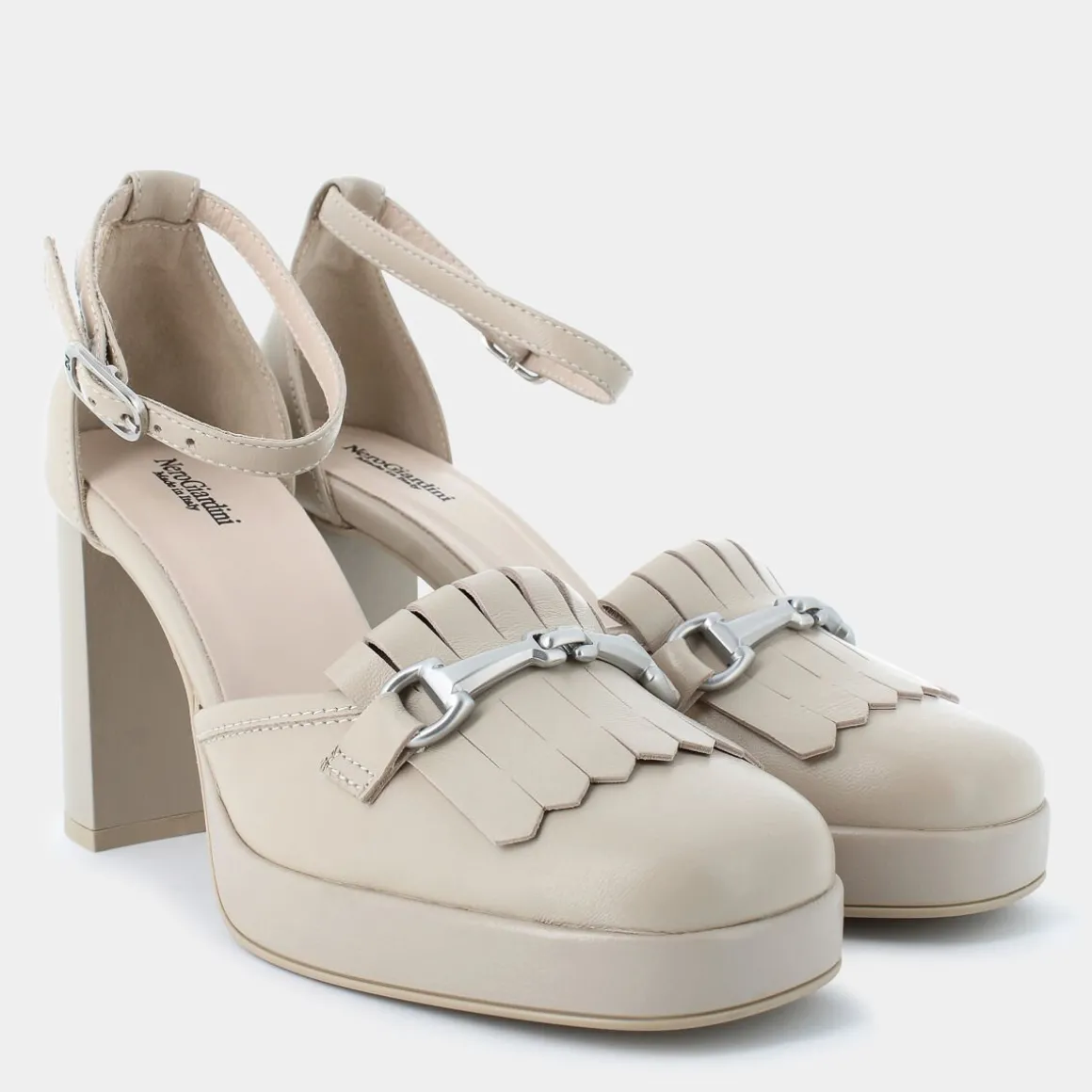 NERO GIARDINI E409460D- MOCASSINI BEIGE Clearance