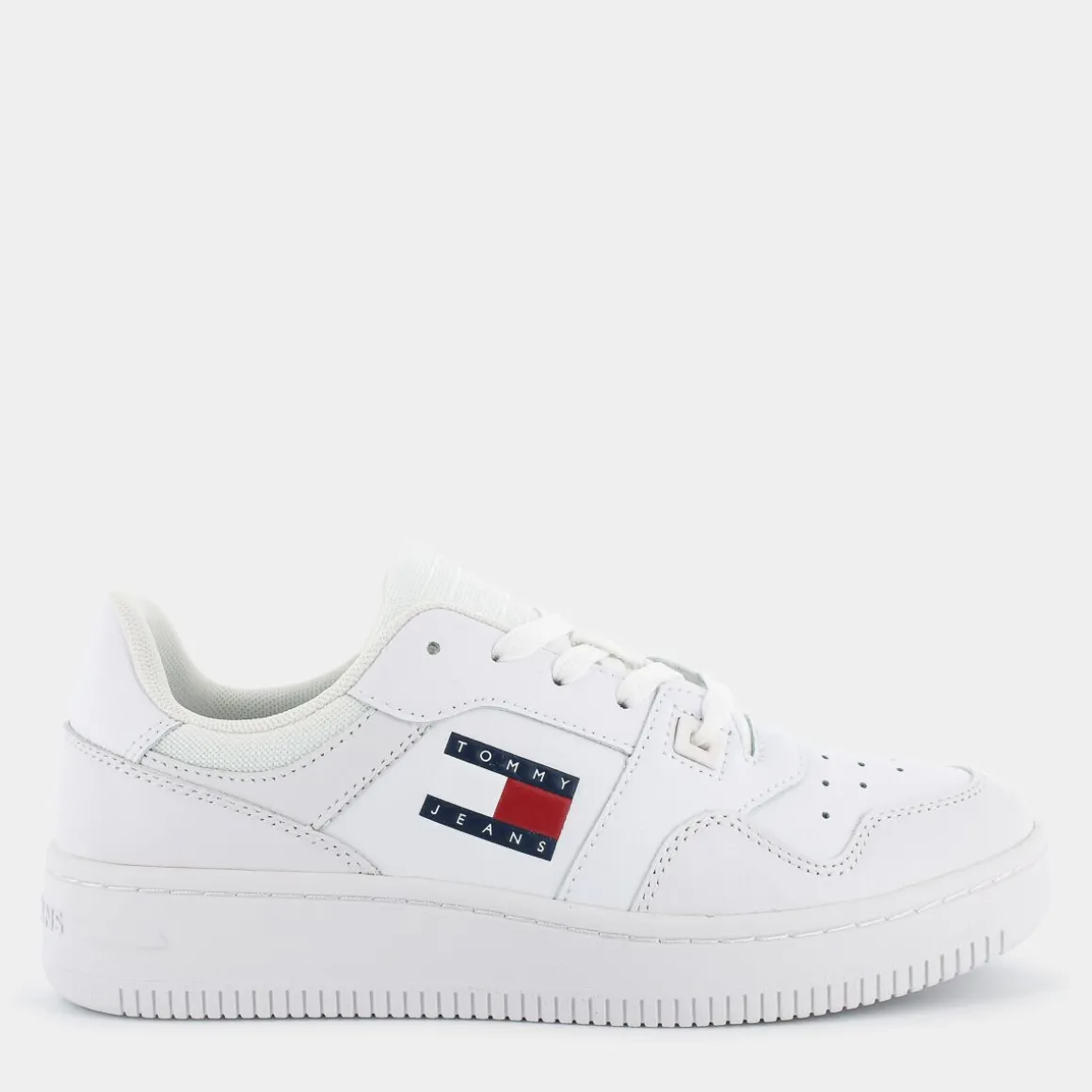TOMMY JEANS EN0EN02505 YBSRETRO BASKETWHITE- SNEAKERS BIANCO Hot