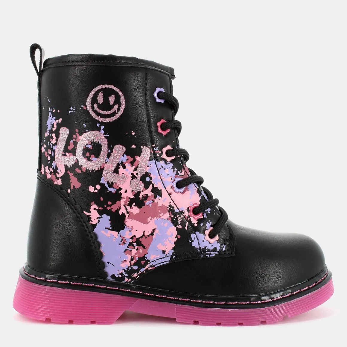 FANTASTICA ES-I24B-01- ROSA- SCARPONCINI E STIVALETTI NERO Clearance