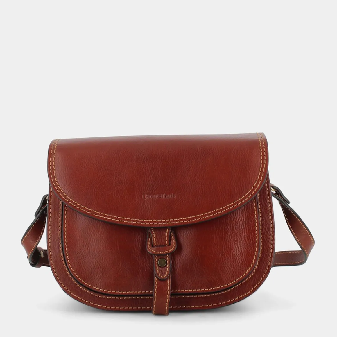 OSCAR&THAIS ET-I24-02COGNAC- BORSE MARRONE New