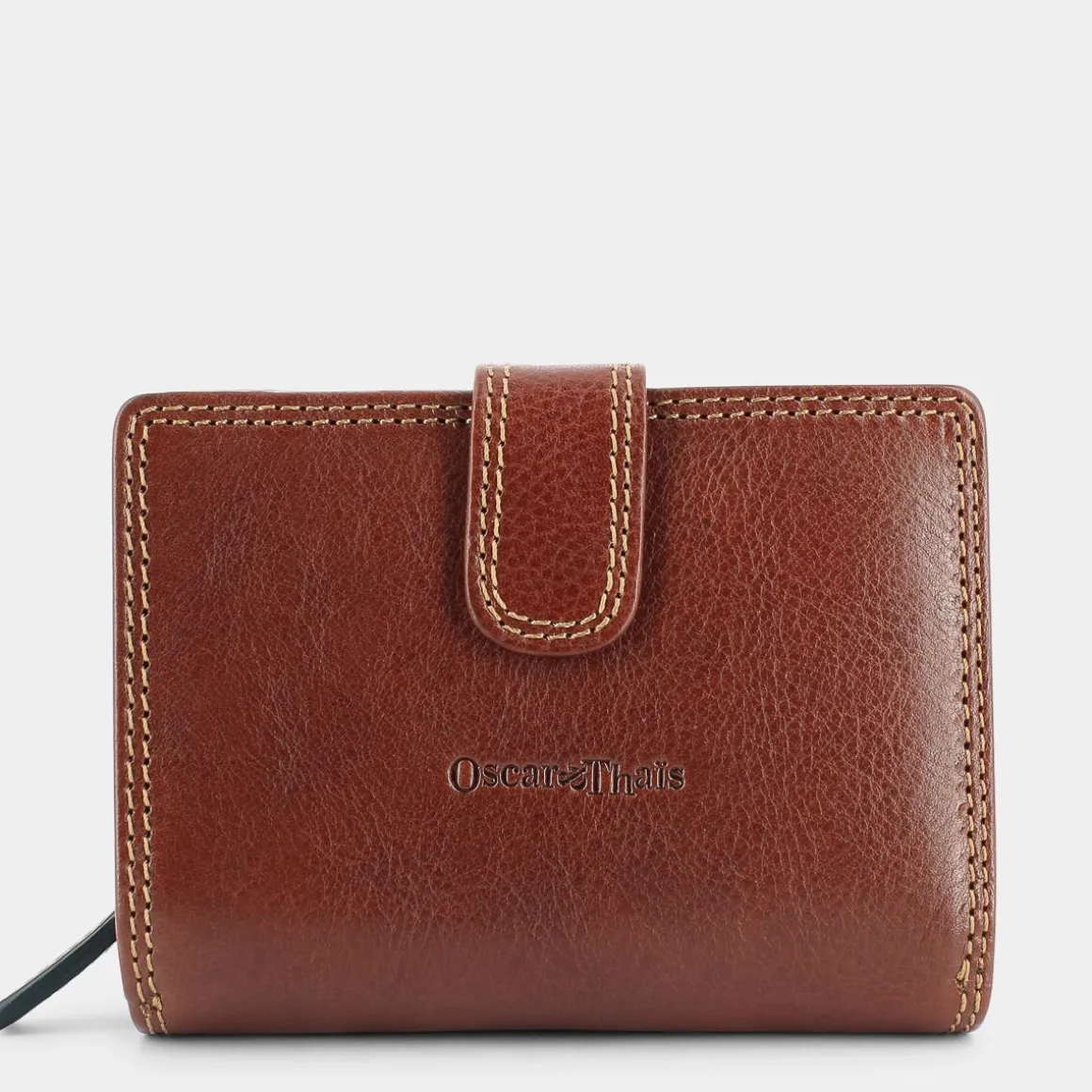 OSCAR&THAIS ET-I24-22-COGNAC- PICCOLA PELLETTERIA MARRONE Discount