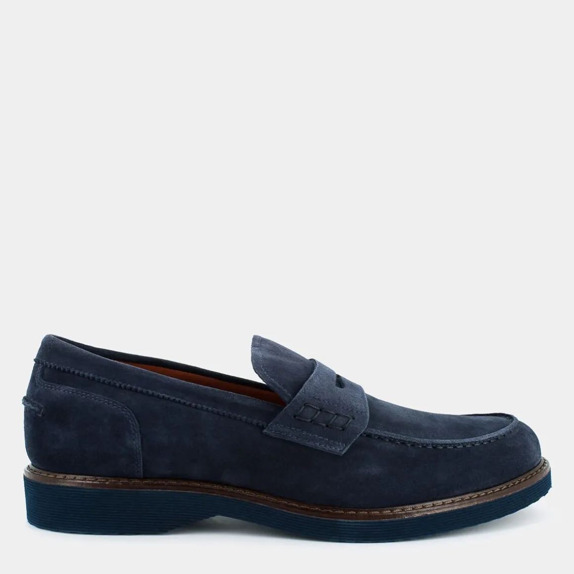NERO GIARDINI E400170UINDACO- MOCASSINI BLU New