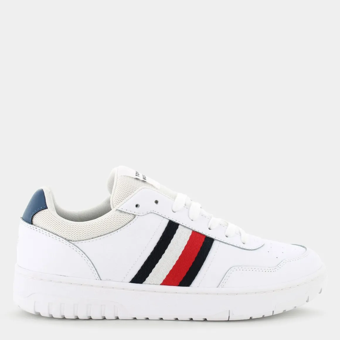 TOMMY HILFIGER FM05116YBSTH BASKETWHITE- SNEAKERS BIANCO Discount