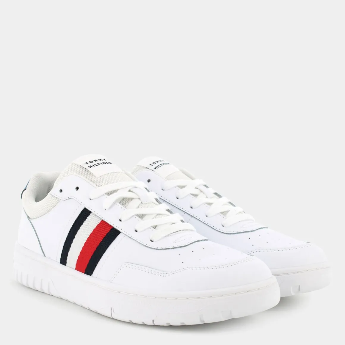 TOMMY HILFIGER FM05116YBSTH BASKETWHITE- SNEAKERS BIANCO Discount