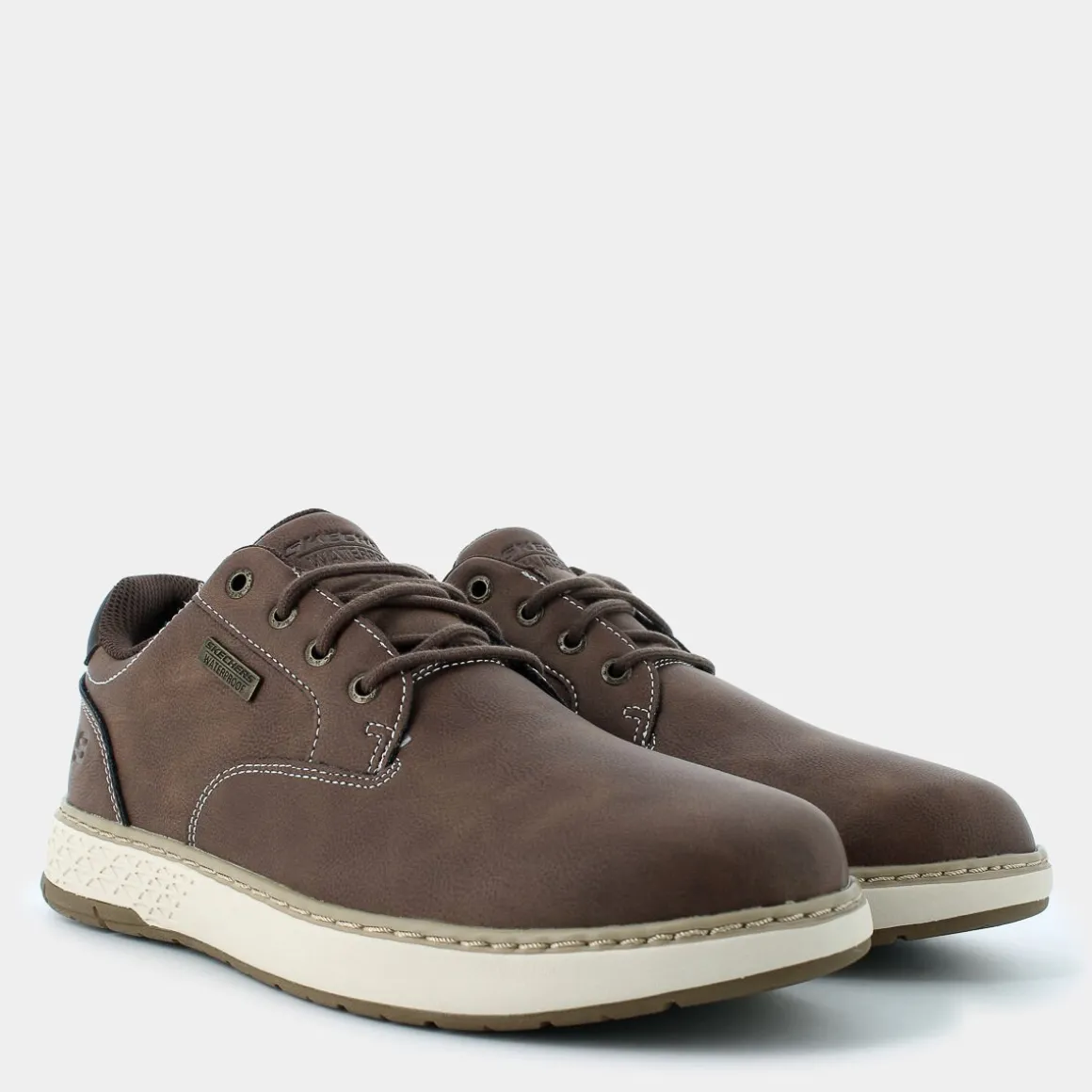SKECHERS 205234GARLANBROWN- STRINGATE MARRONE Best