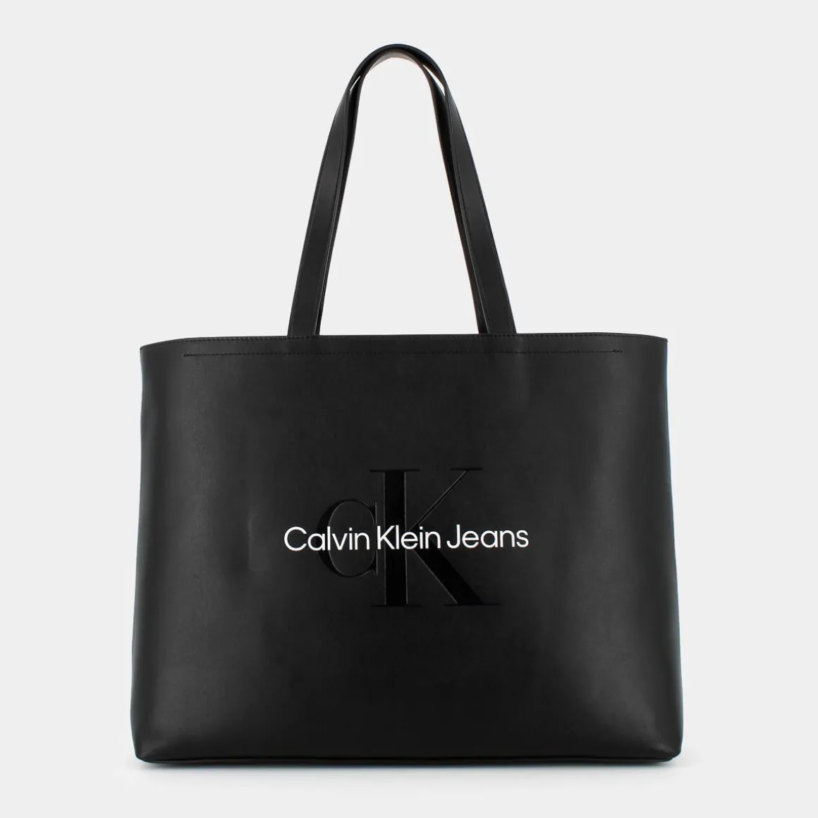 CALVIN KLEIN JEANS 12222-0GQSCULPTED SLIM TOTEBLACK- BORSE NERO Shop