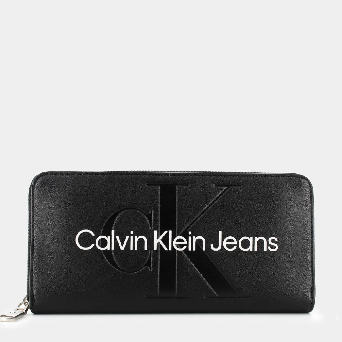 CALVIN KLEIN JEANS 07634-0GQSCULPTED ZIP AROUND MONOBLACK- PICCOLA PELLETTERIA NERO Shop