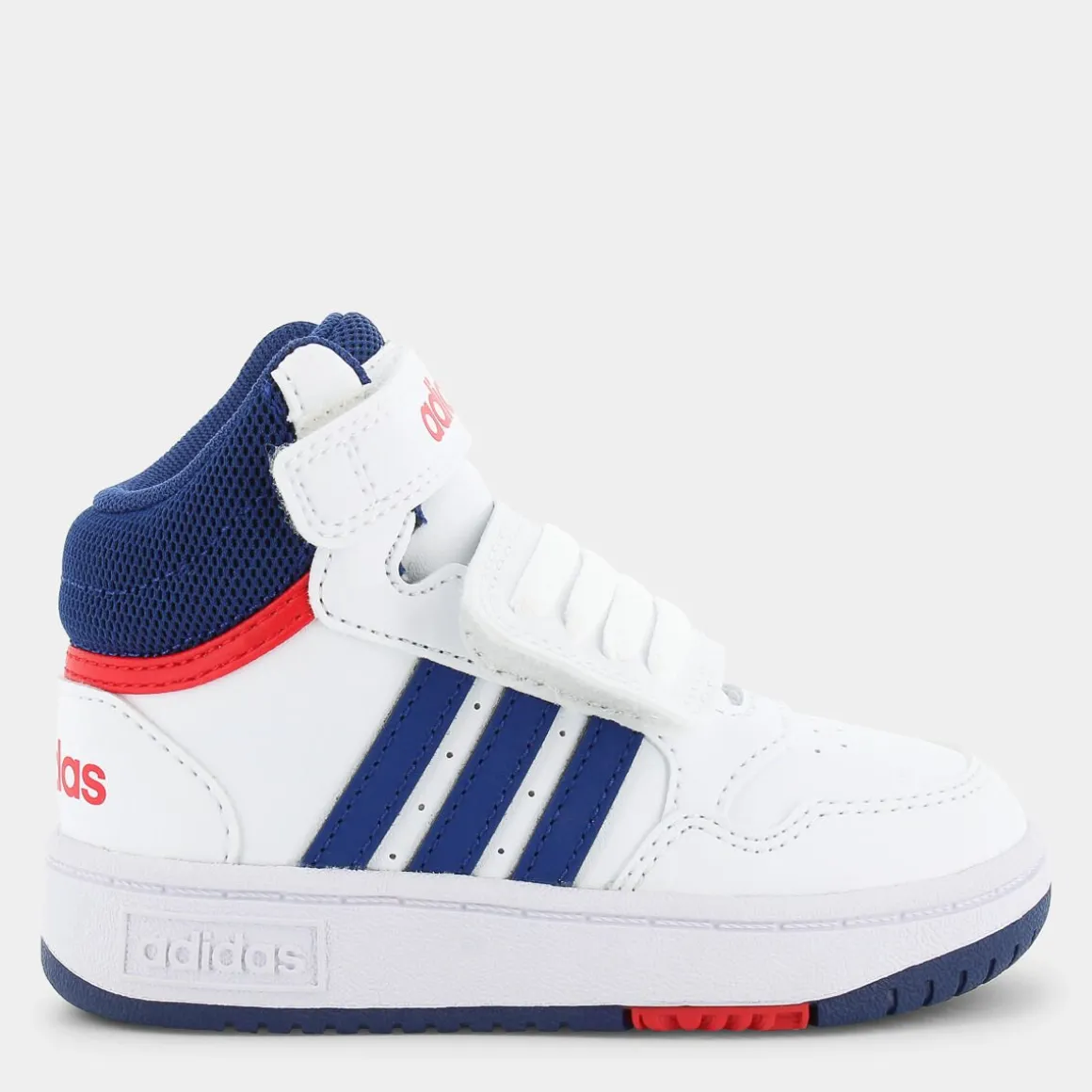 ADIDAS GZ9650HOOPS MID 3.0 AC Iwhite/victory blue/better scarlet- PRIMI PASSI BIANCO Cheap