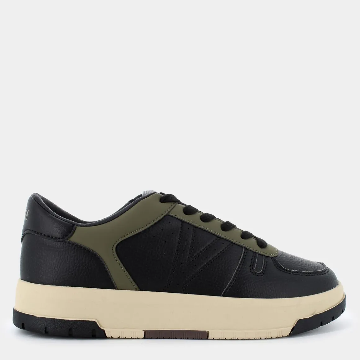 YOUSM HZ-I24U-03/VERDE OLIVA- SNEAKERS NERO Cheap
