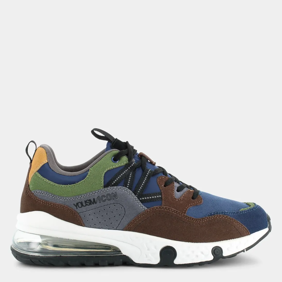 YOUSM HZ-I23U-05-VERDE//BLU- SNEAKERS MARRONE Online