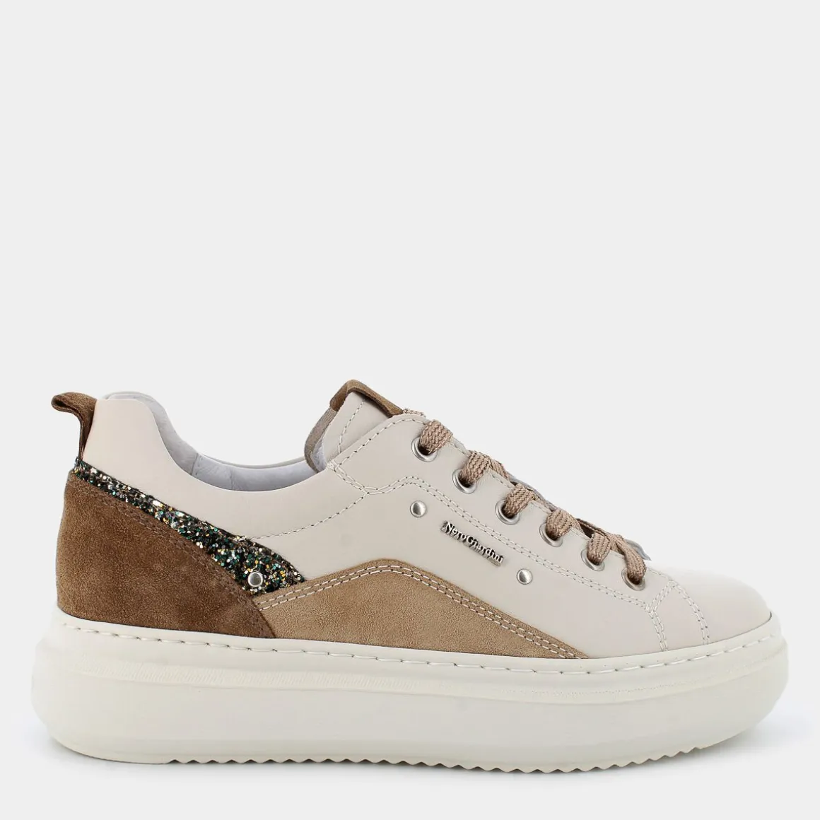 NERO GIARDINI I411592D- SNEAKERS BEIGE New