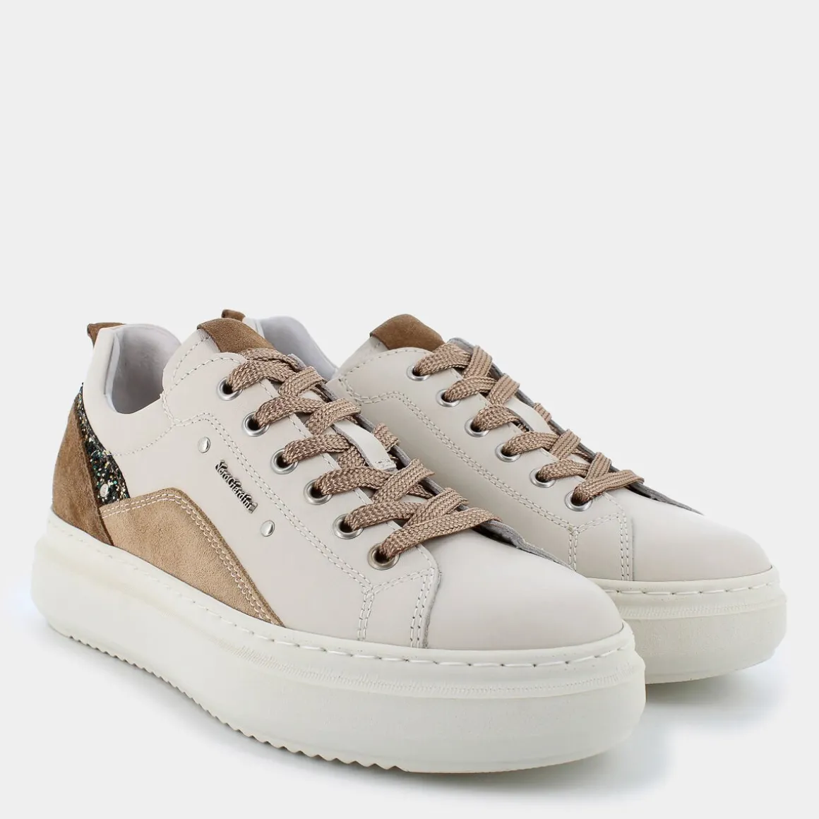NERO GIARDINI I411592D- SNEAKERS BEIGE New
