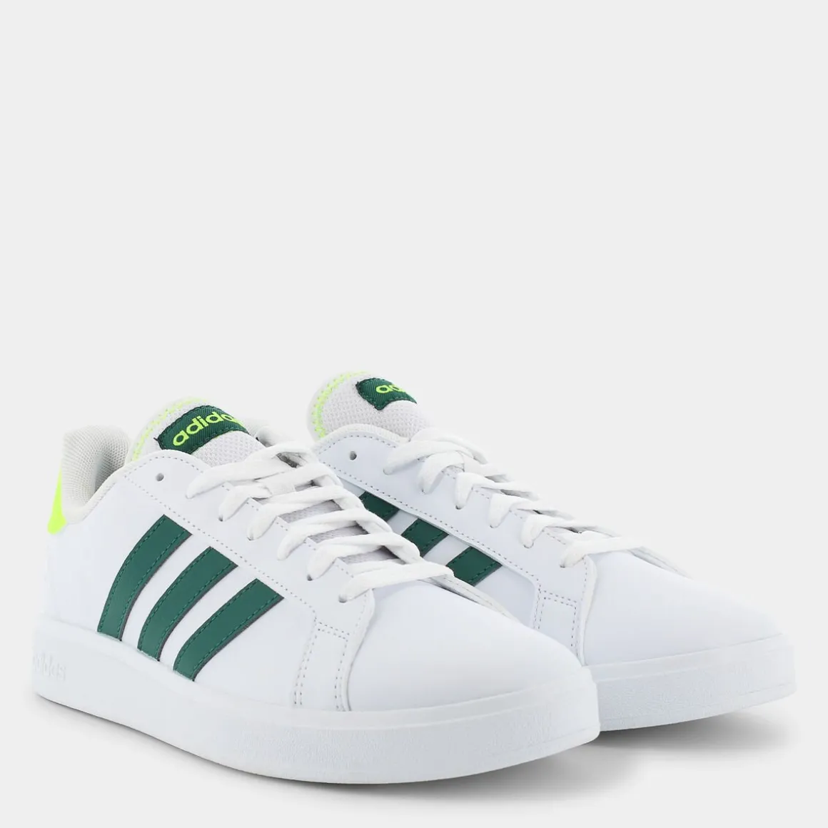 ADIDAS ID4450GRAND COURT BASE 2.0white/collegiate green/lucid lemon- SPORTIVE BIANCO Cheap