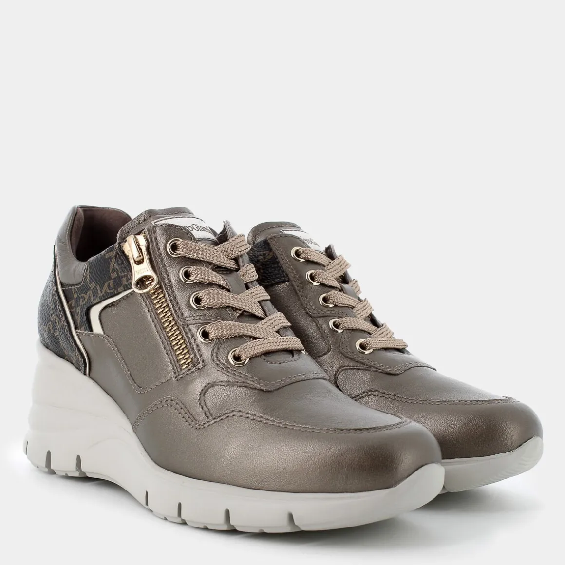 NERO GIARDINI I411484D- SNEAKERS ORO Cheap